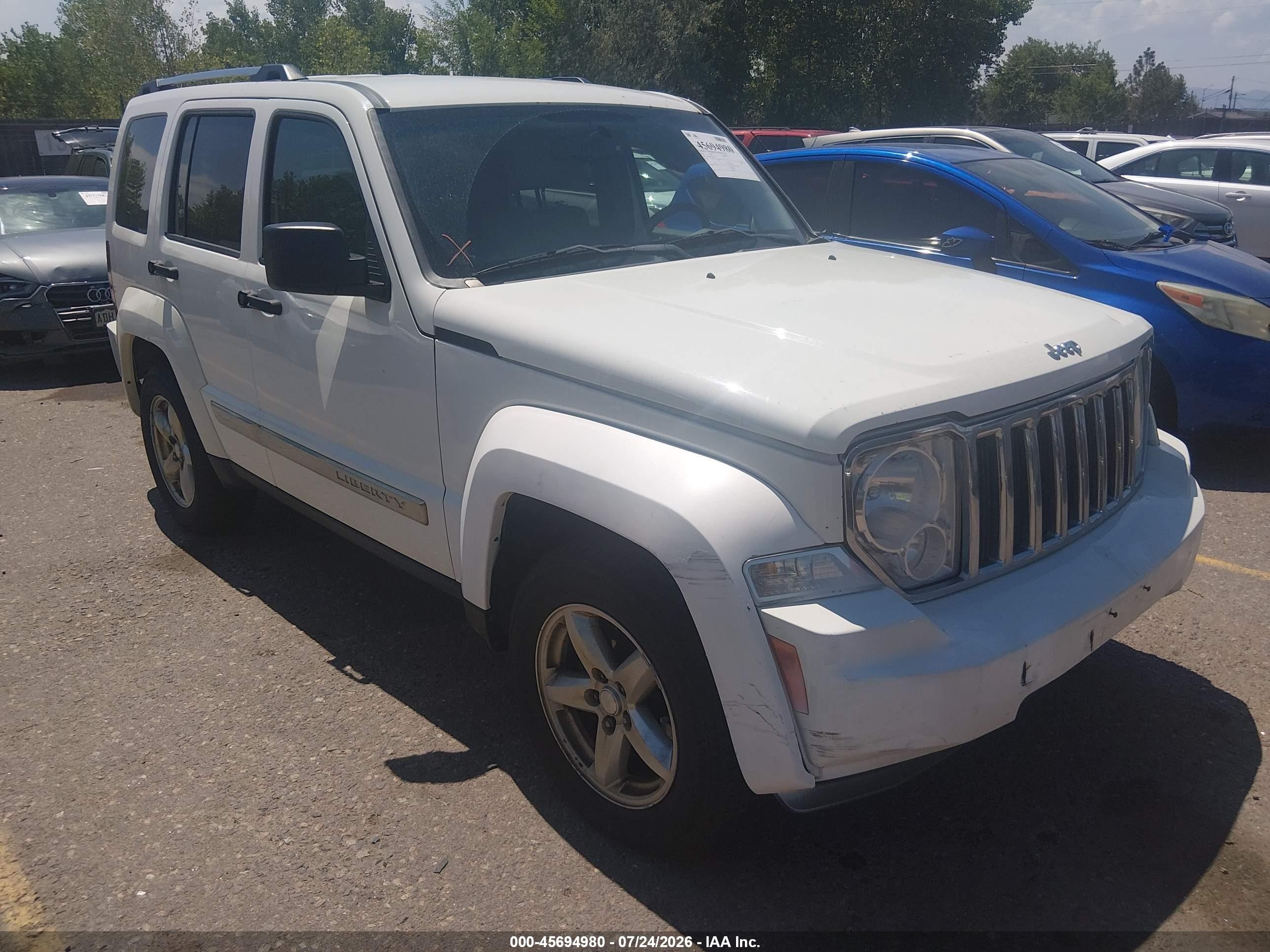 2010 Jeep Liberty Limited Белый vin: 1J4PN5GK2AW133565