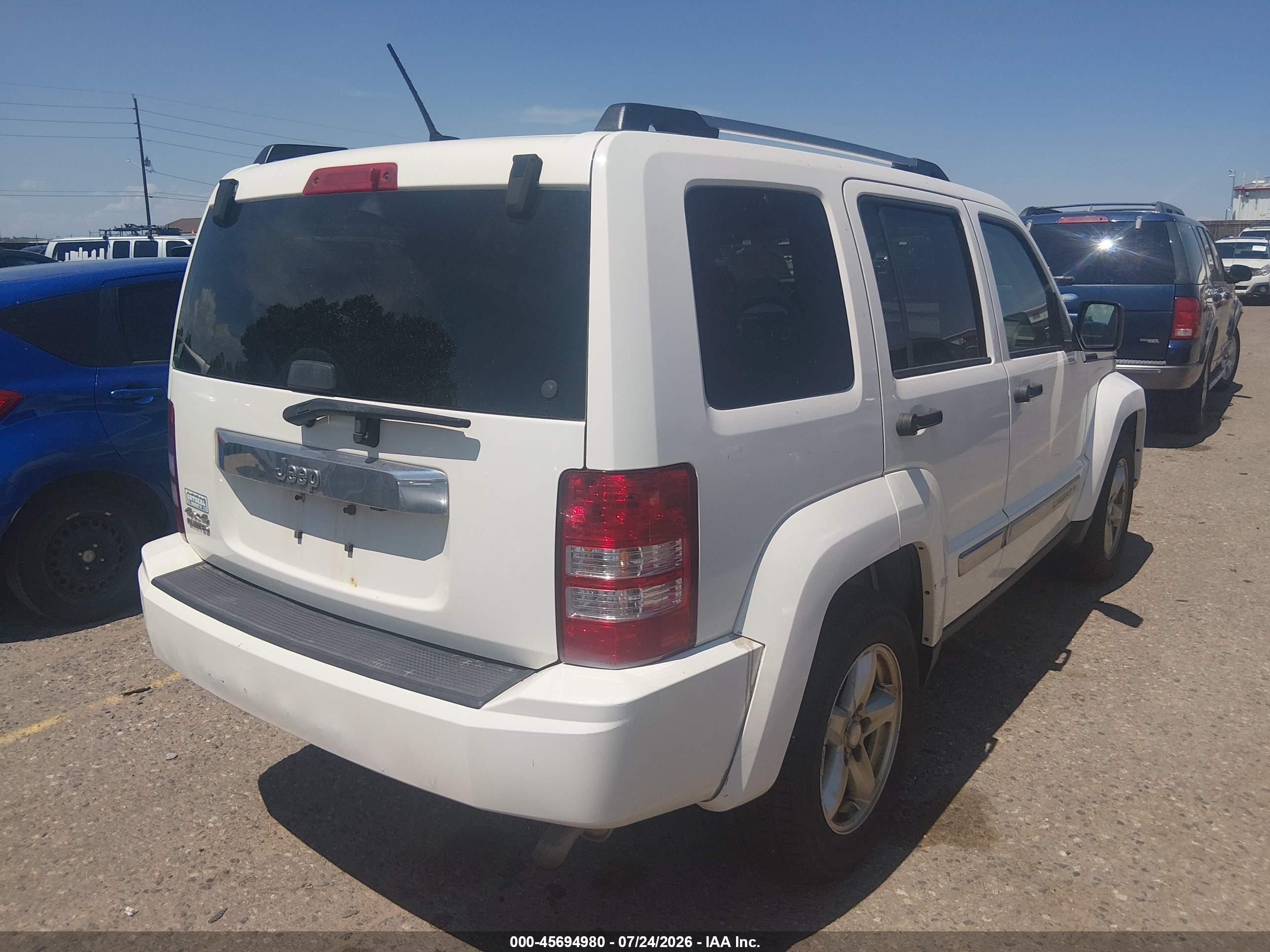 2010 Jeep Liberty Limited Белый vin: 1J4PN5GK2AW133565