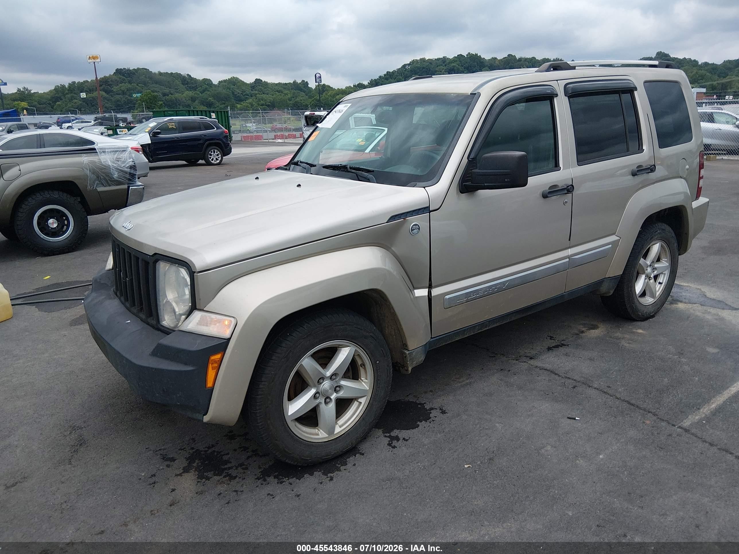 2010 Jeep Liberty Limited Gold vin: 1J4PN5GK4AW136886