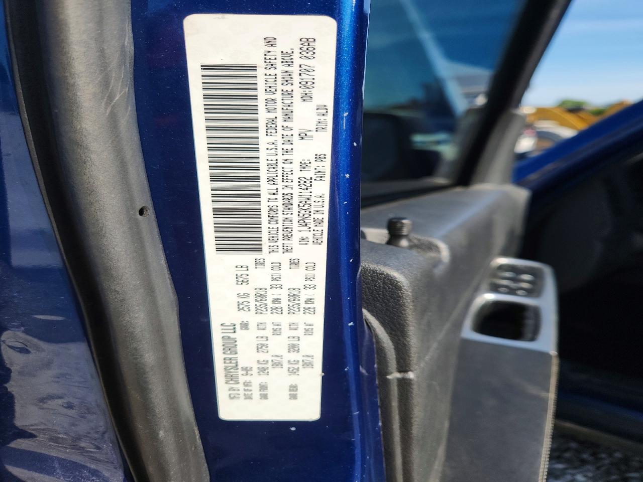 2010 Jeep Liberty Limited Blue vin: 1J4PN5GK5AW114282