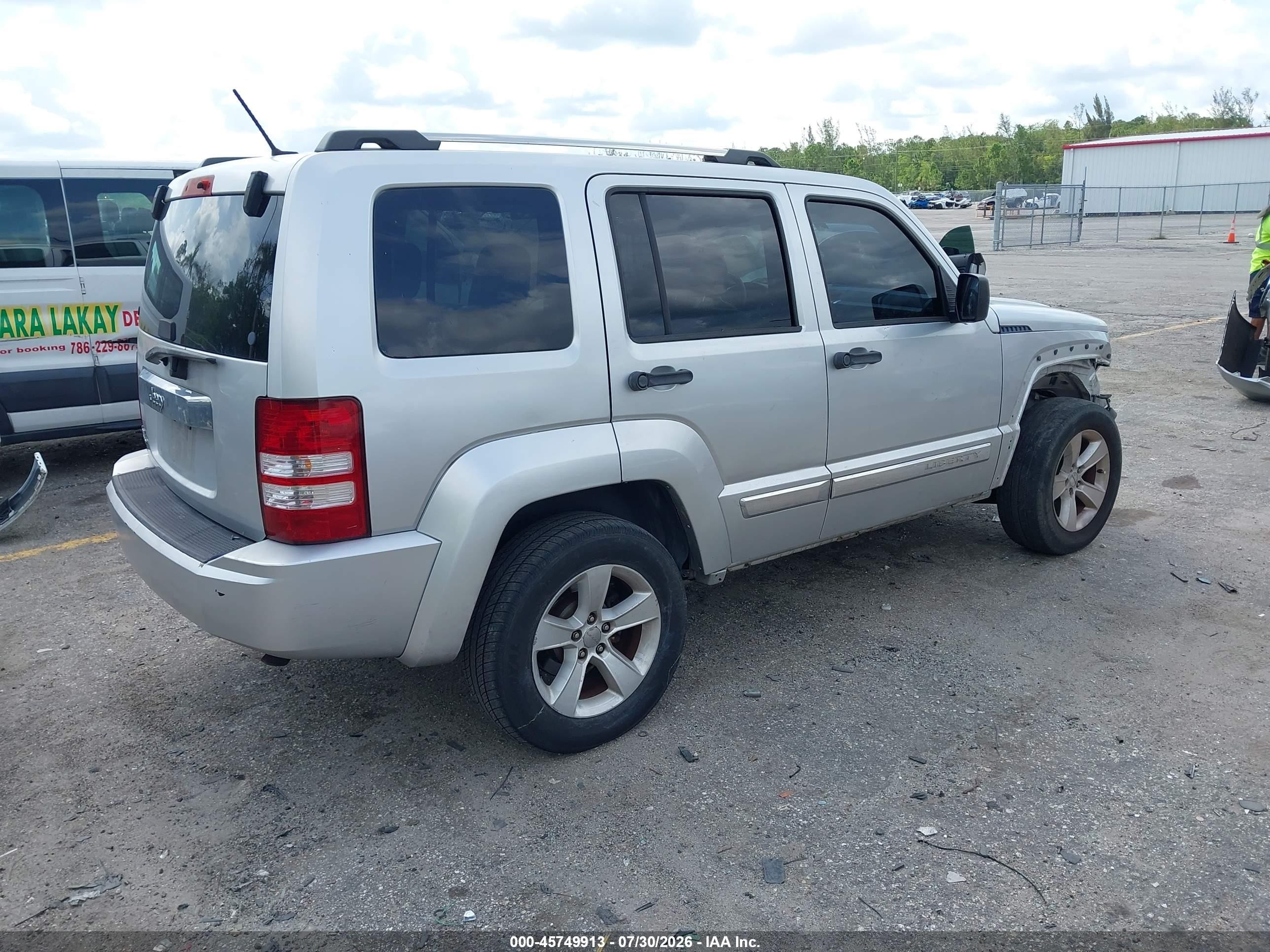 2010 Jeep Liberty Limited Silver vin: 1J4PN5GK5AW150389
