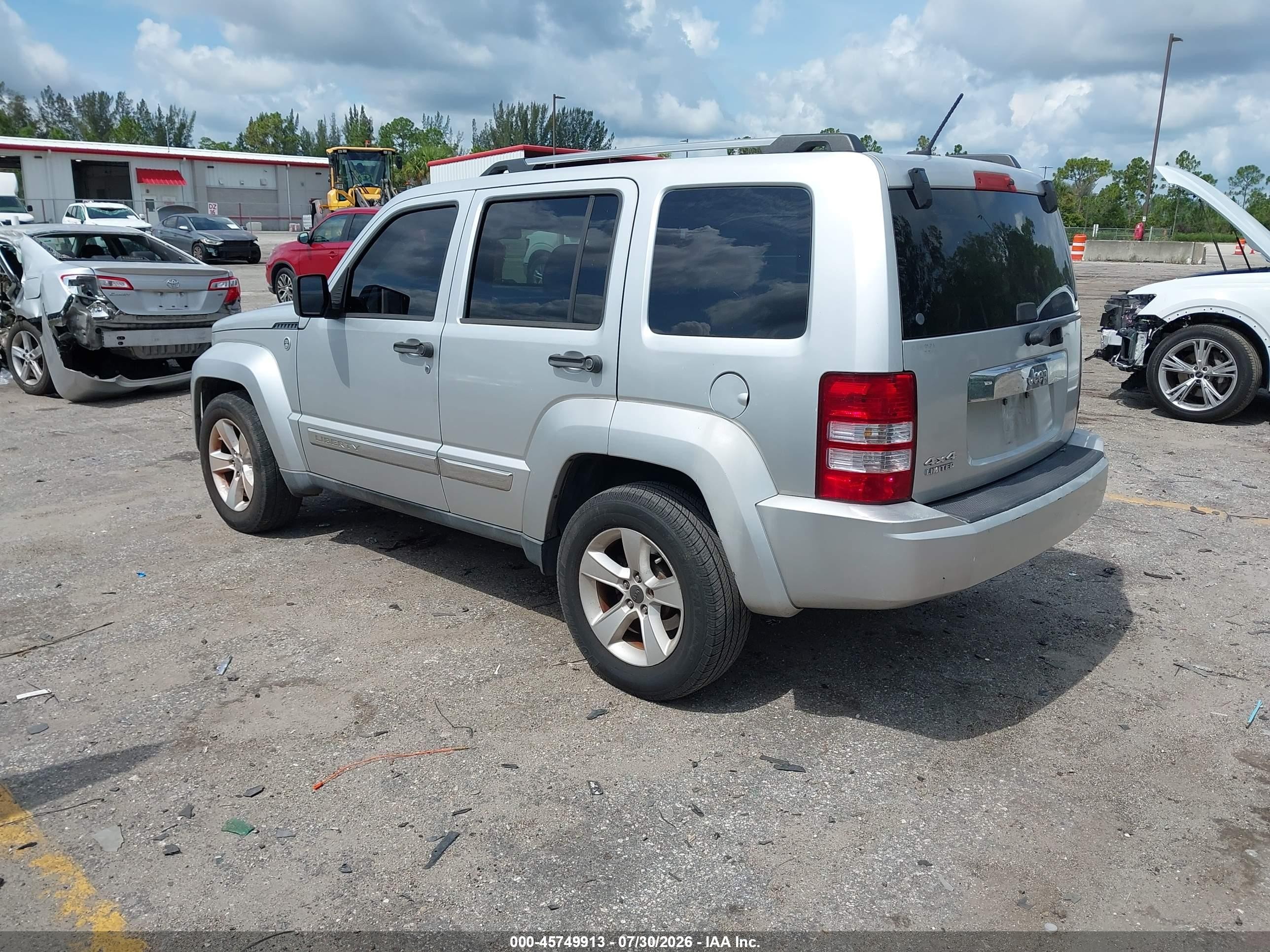 2010 Jeep Liberty Limited Silver vin: 1J4PN5GK5AW150389