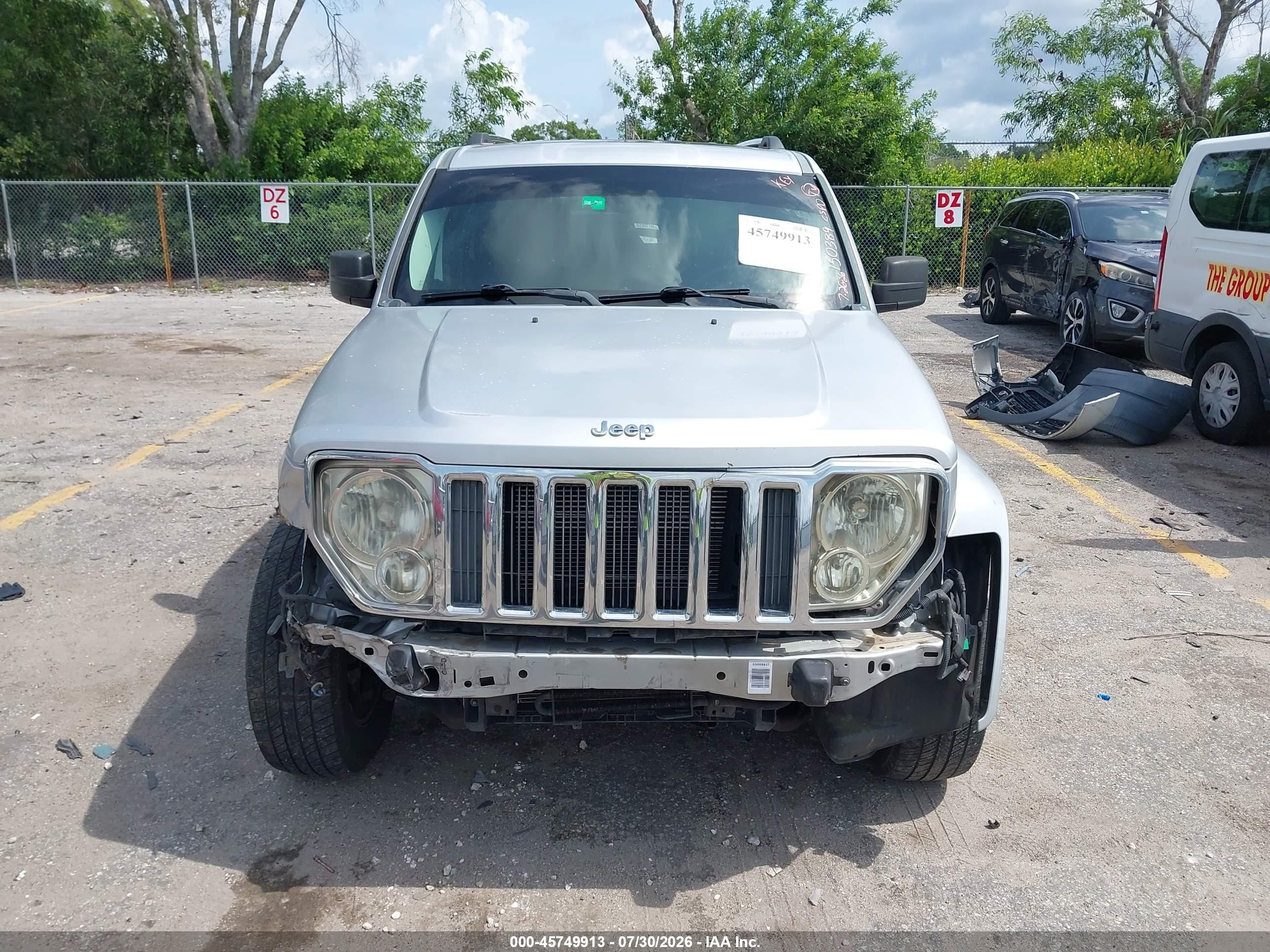 2010 Jeep Liberty Limited Silver vin: 1J4PN5GK5AW150389