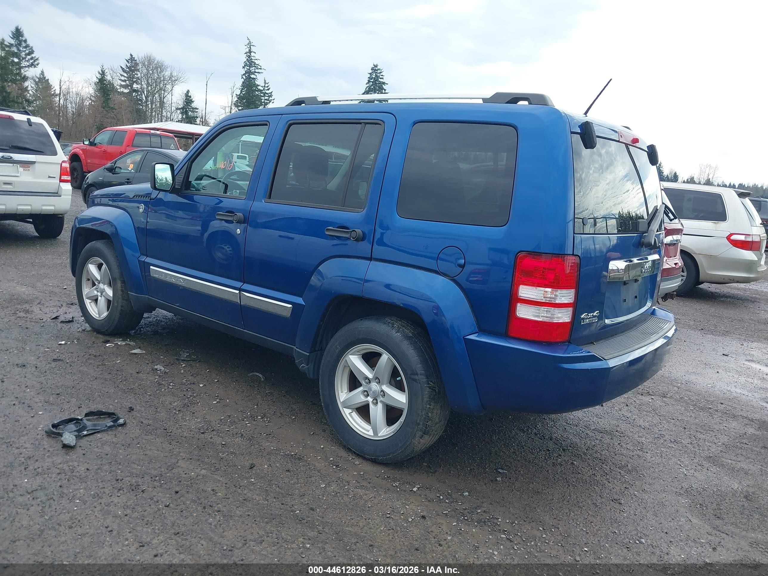 2010 Jeep Liberty Limited Blue vin: 1J4PN5GK5AW171288