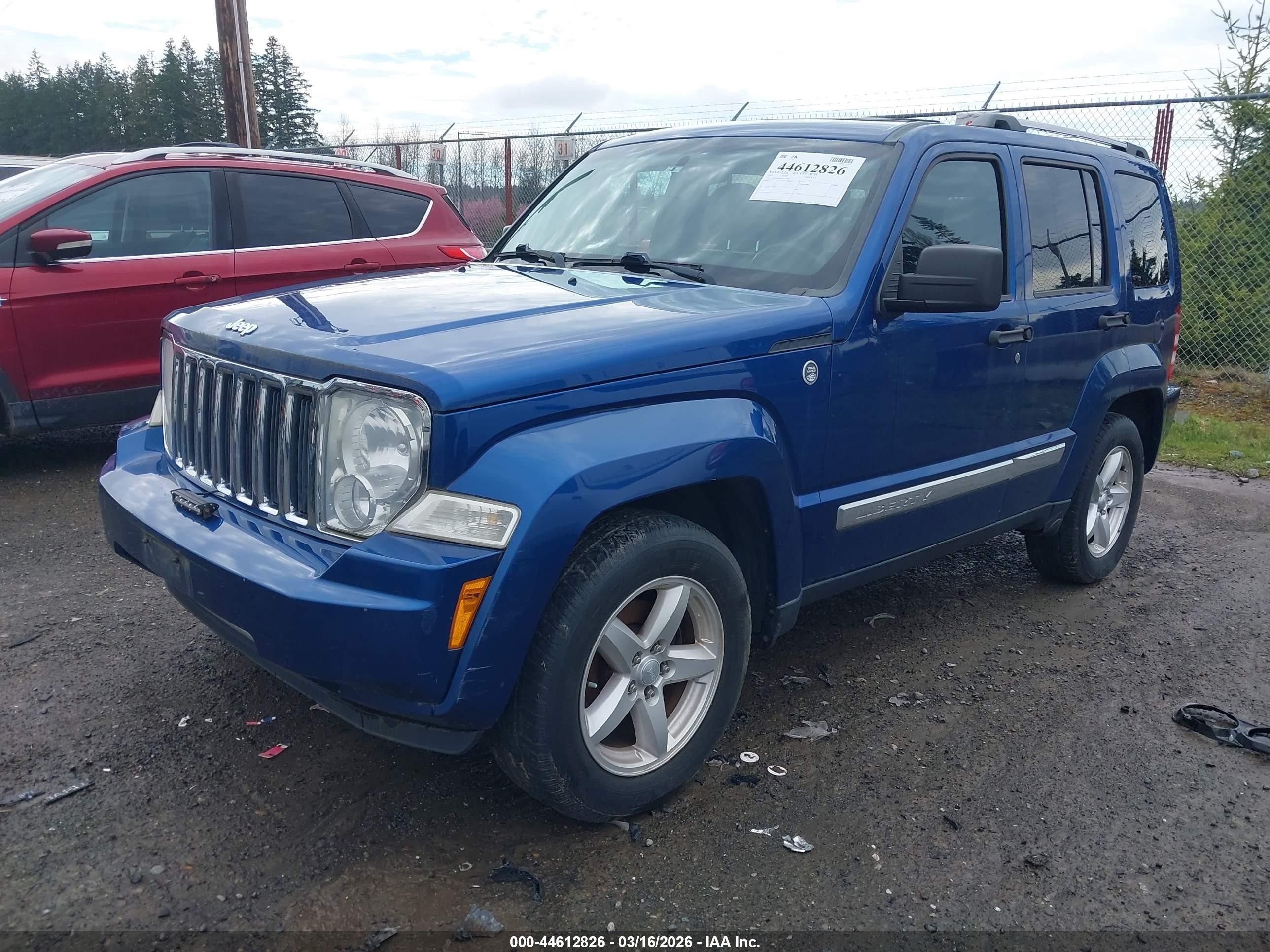 2010 Jeep Liberty Limited Blue vin: 1J4PN5GK5AW171288