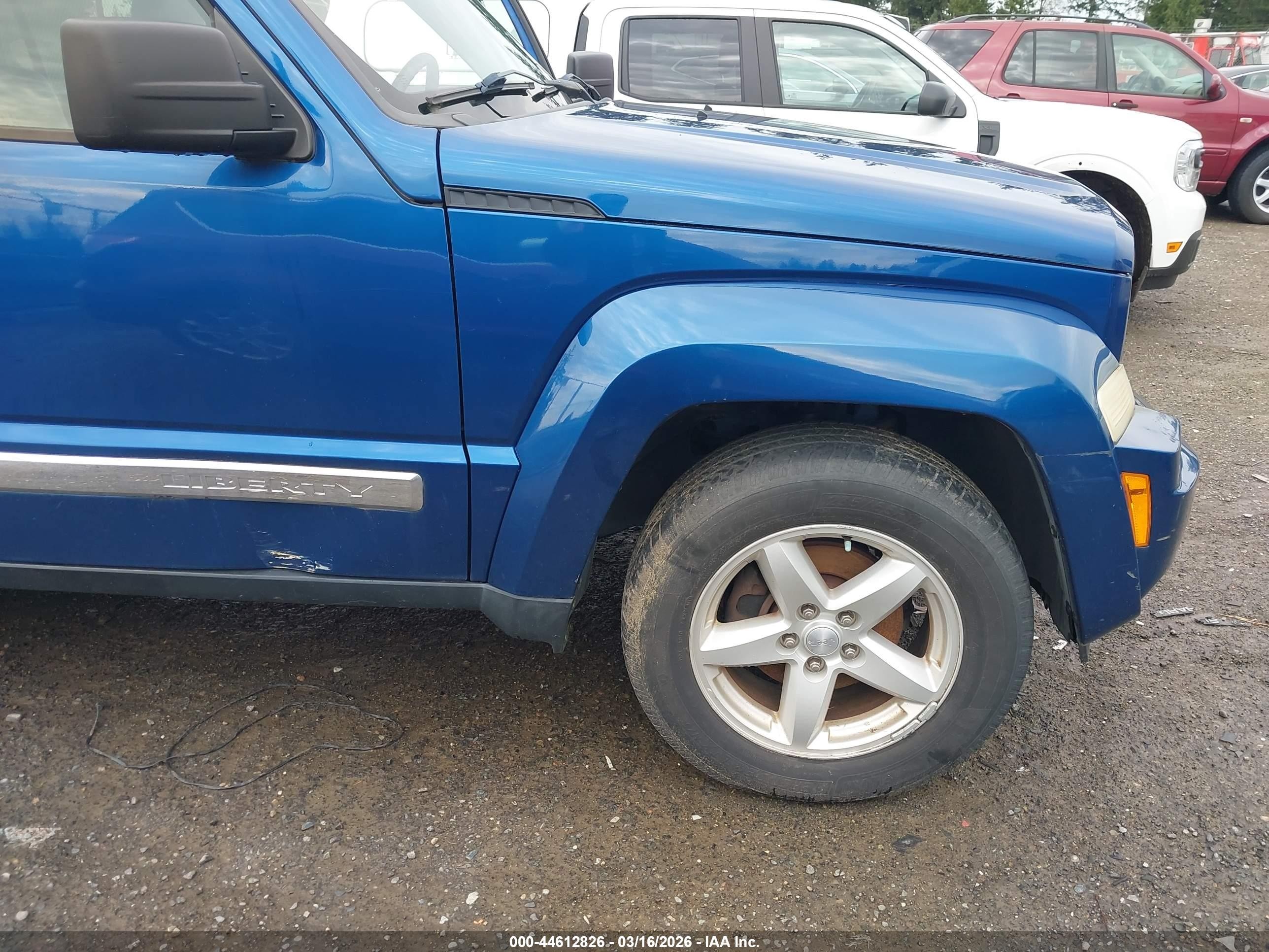2010 Jeep Liberty Limited Blue vin: 1J4PN5GK5AW171288