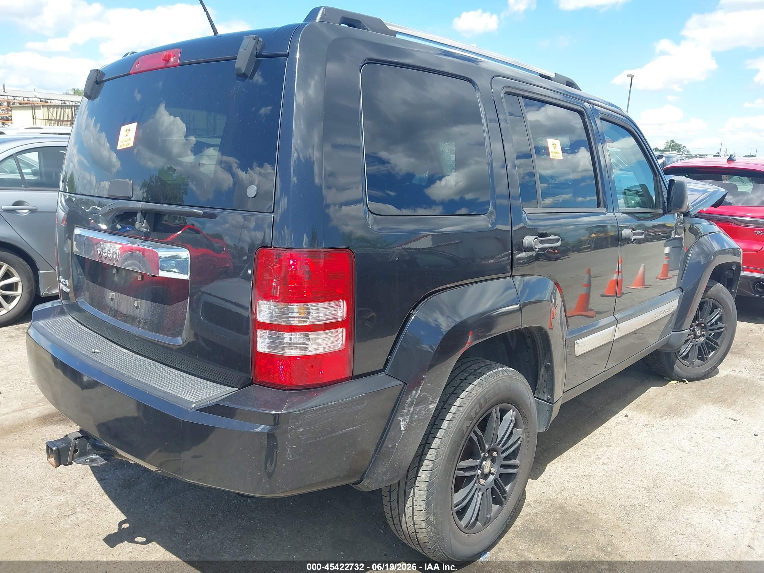 2010 Jeep Liberty Limited Черный vin: 1J4PN5GK6AW136341
