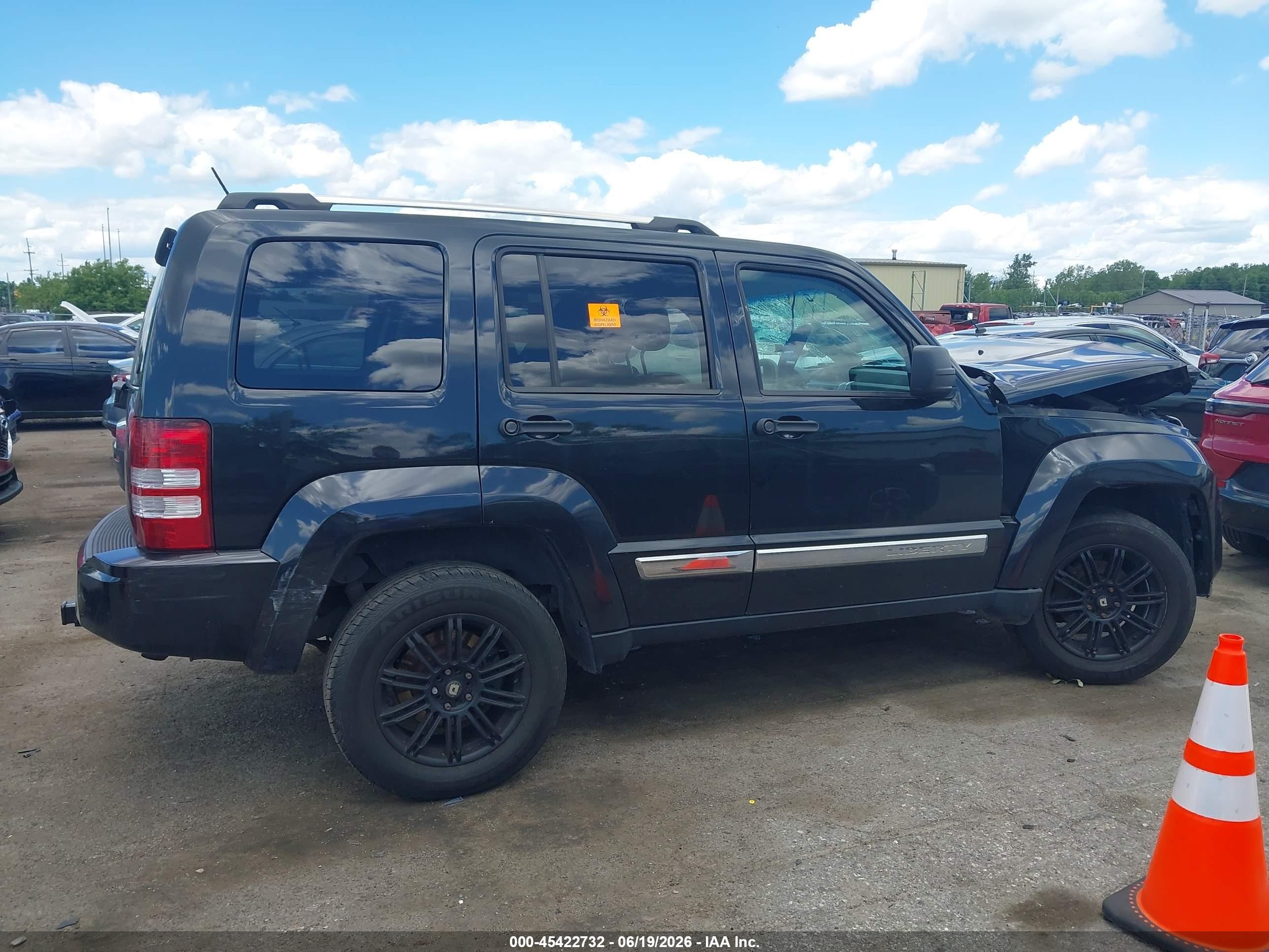 2010 Jeep Liberty Limited Черный vin: 1J4PN5GK6AW136341