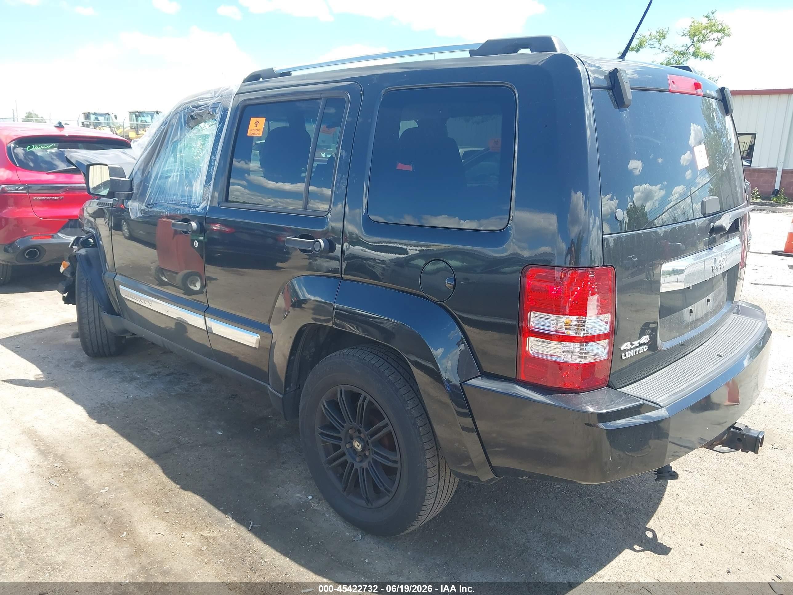 2010 Jeep Liberty Limited Черный vin: 1J4PN5GK6AW136341