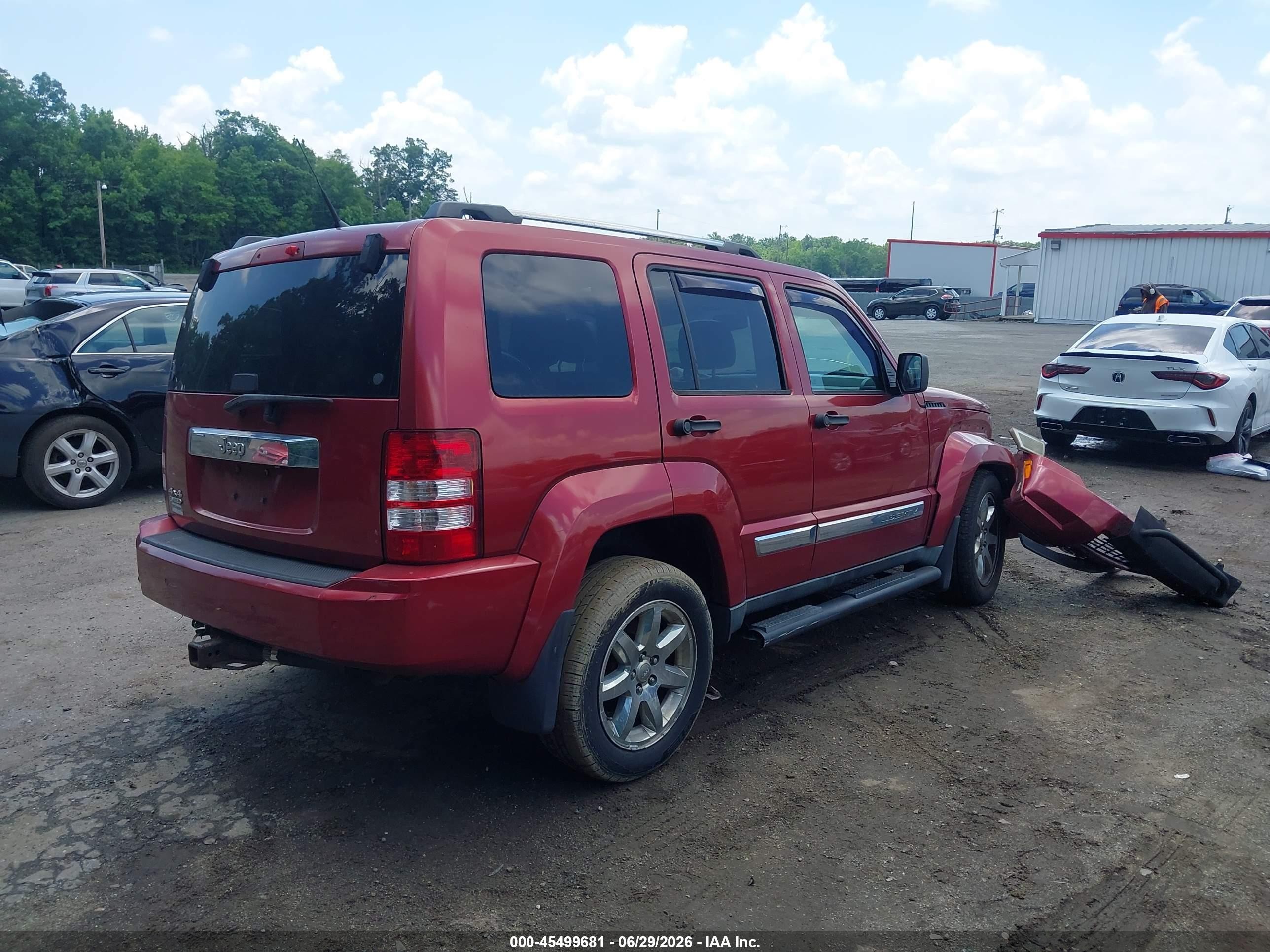 2011 Jeep Liberty Limited Edition Red vin: 1J4PN5GK7BW522994
