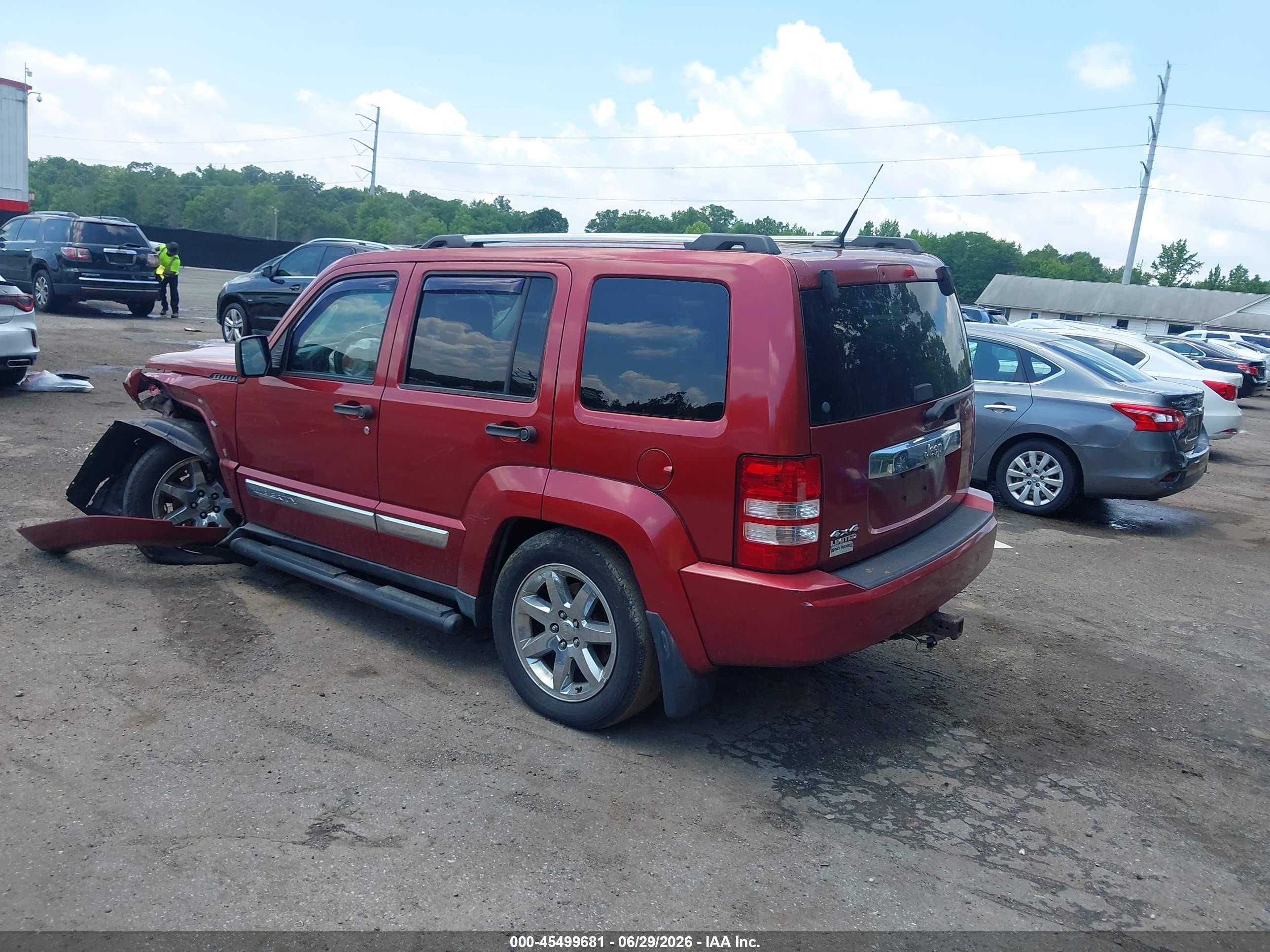 2011 Jeep Liberty Limited Edition Red vin: 1J4PN5GK7BW522994