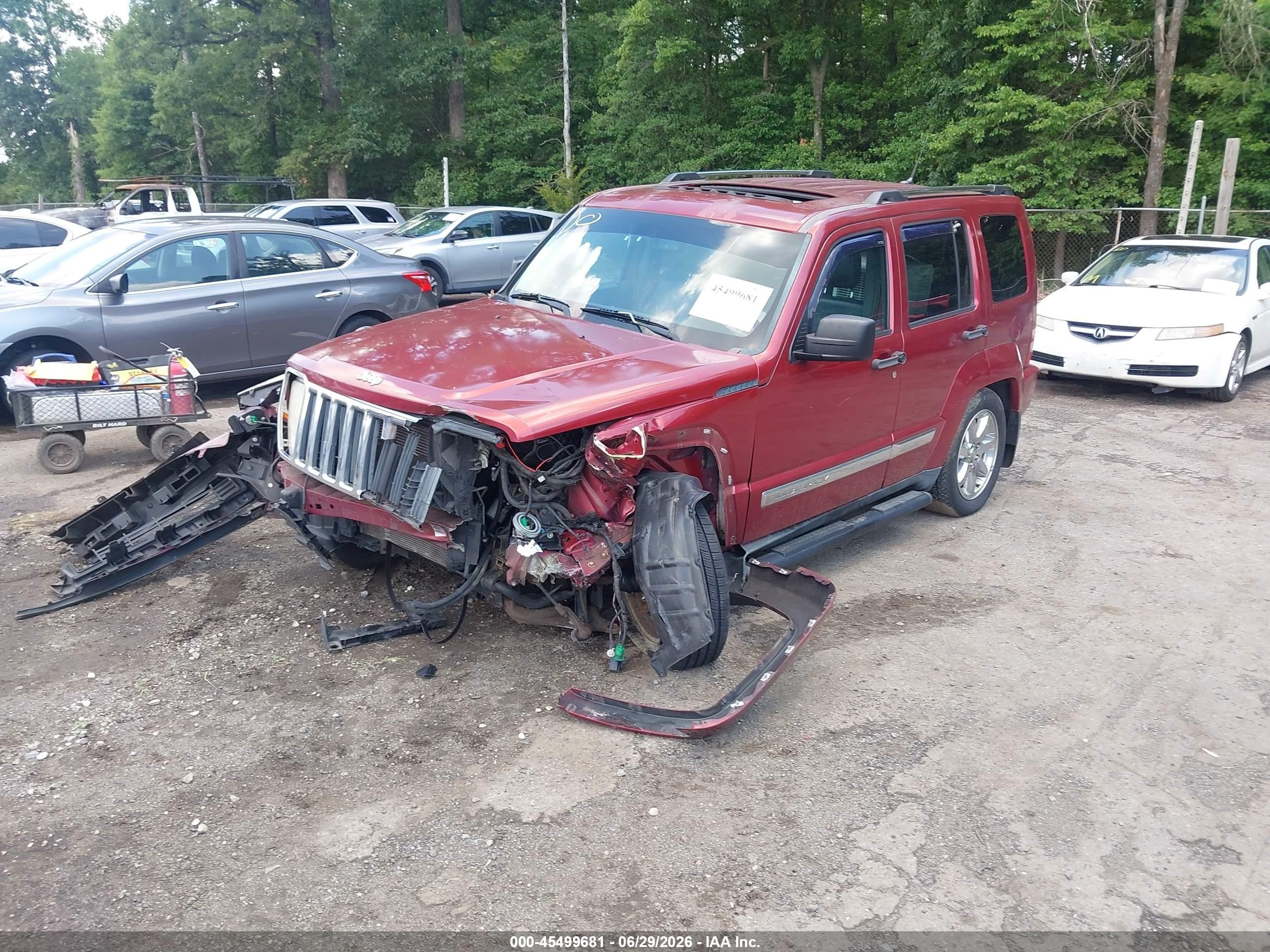 2011 Jeep Liberty Limited Edition Red vin: 1J4PN5GK7BW522994