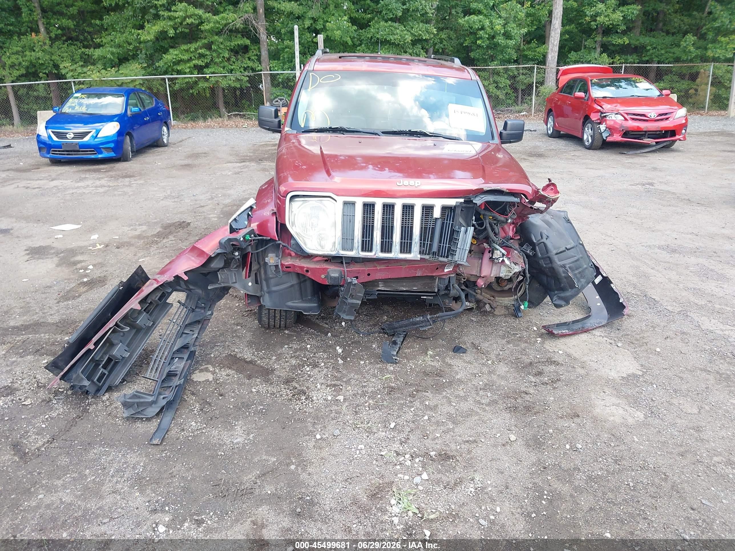2011 Jeep Liberty Limited Edition Red vin: 1J4PN5GK7BW522994