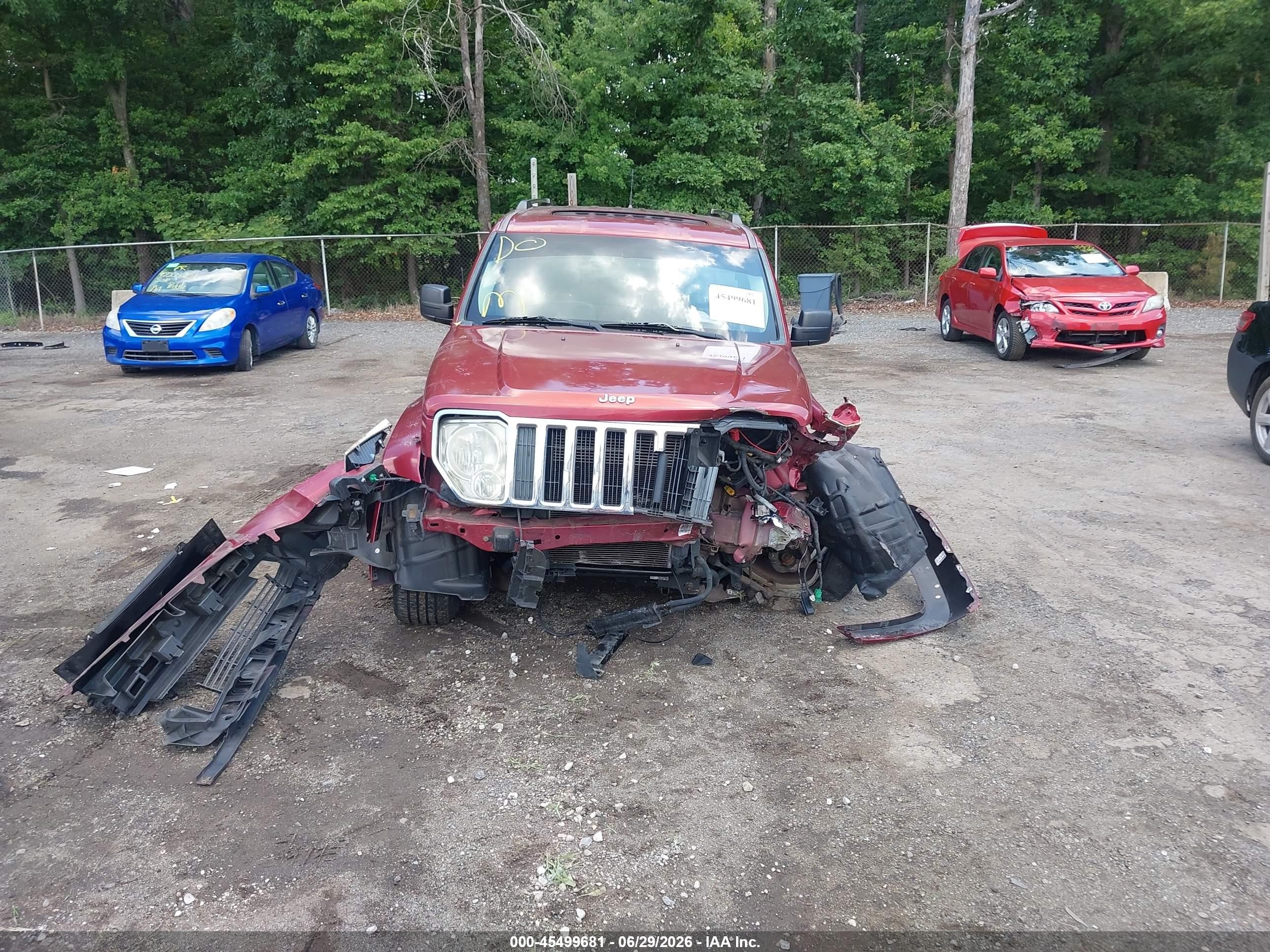 2011 Jeep Liberty Limited Edition Red vin: 1J4PN5GK7BW522994