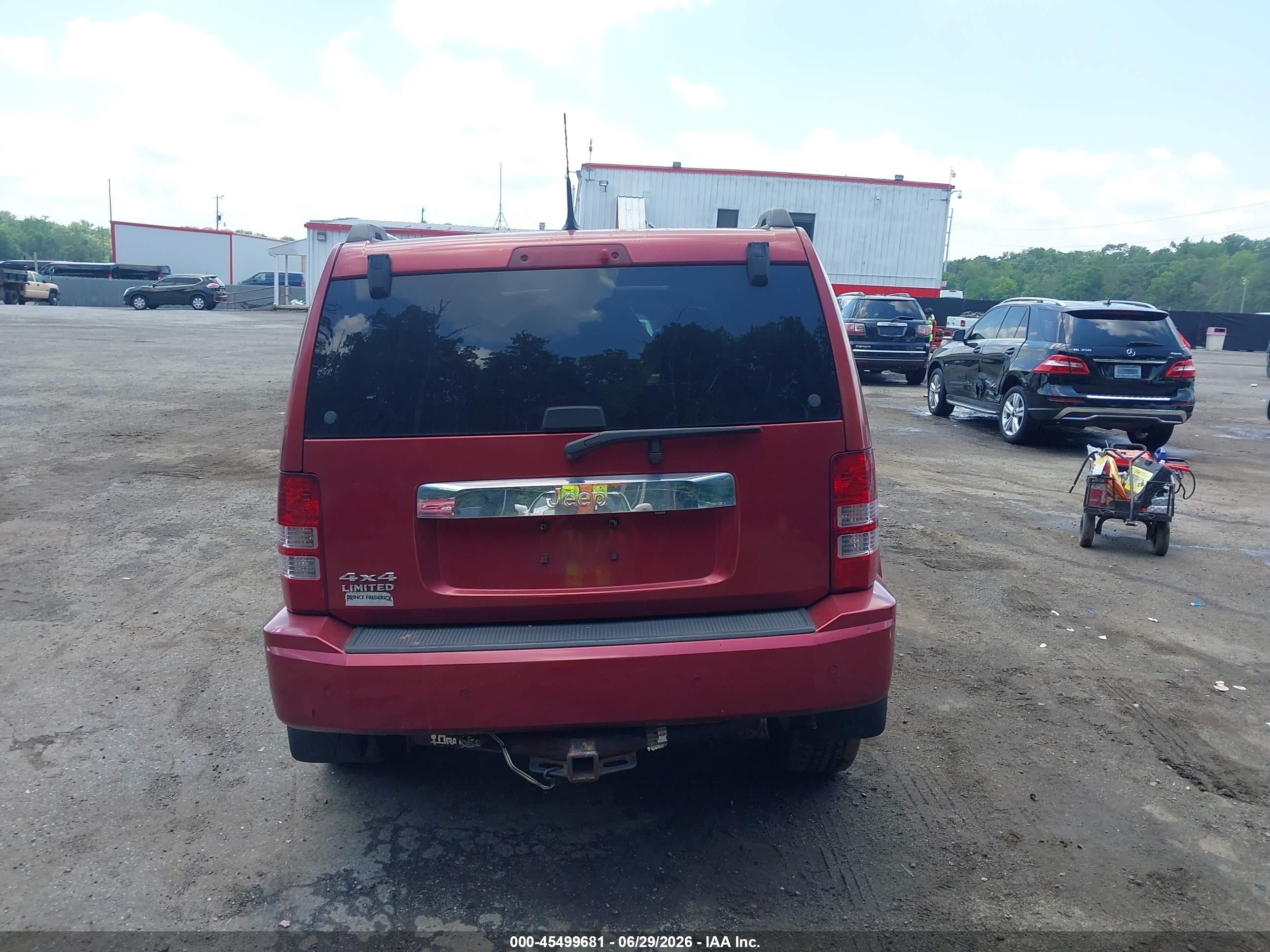 2011 Jeep Liberty Limited Edition Red vin: 1J4PN5GK7BW522994