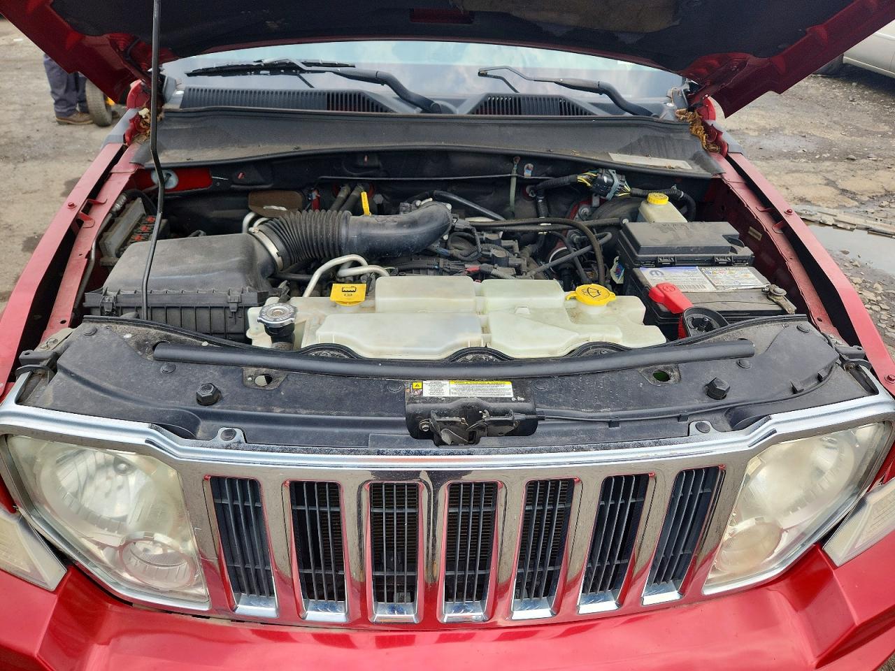 2010 Jeep Liberty Limited Red vin: 1J4PN5GKXAW120868