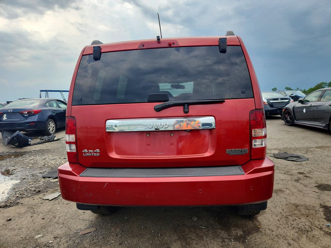 2010 Jeep Liberty Limited Red vin: 1J4PN5GKXAW120868