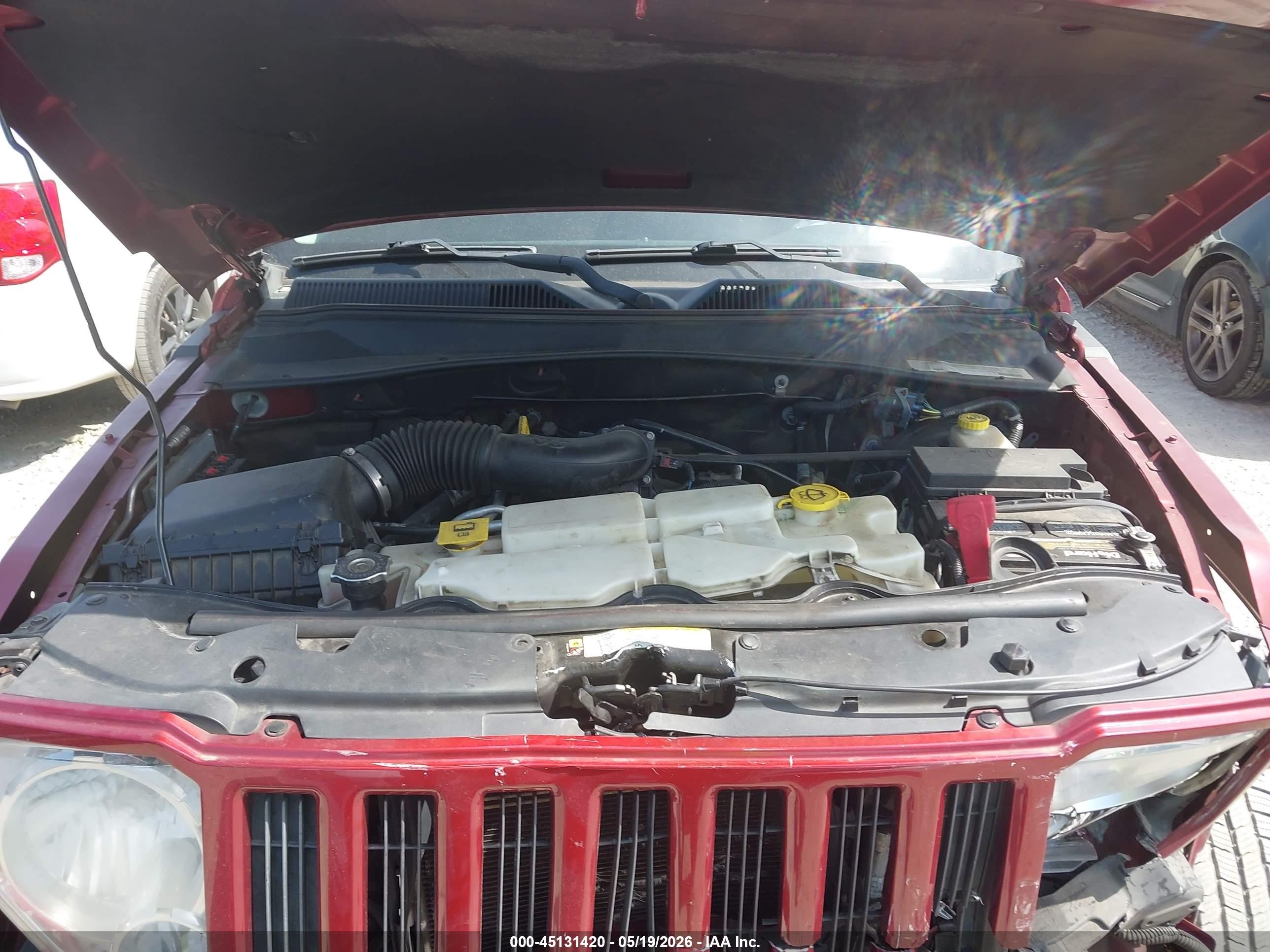 2011 Jeep Liberty Sport Red vin: 1J4PP2GK0BW540701