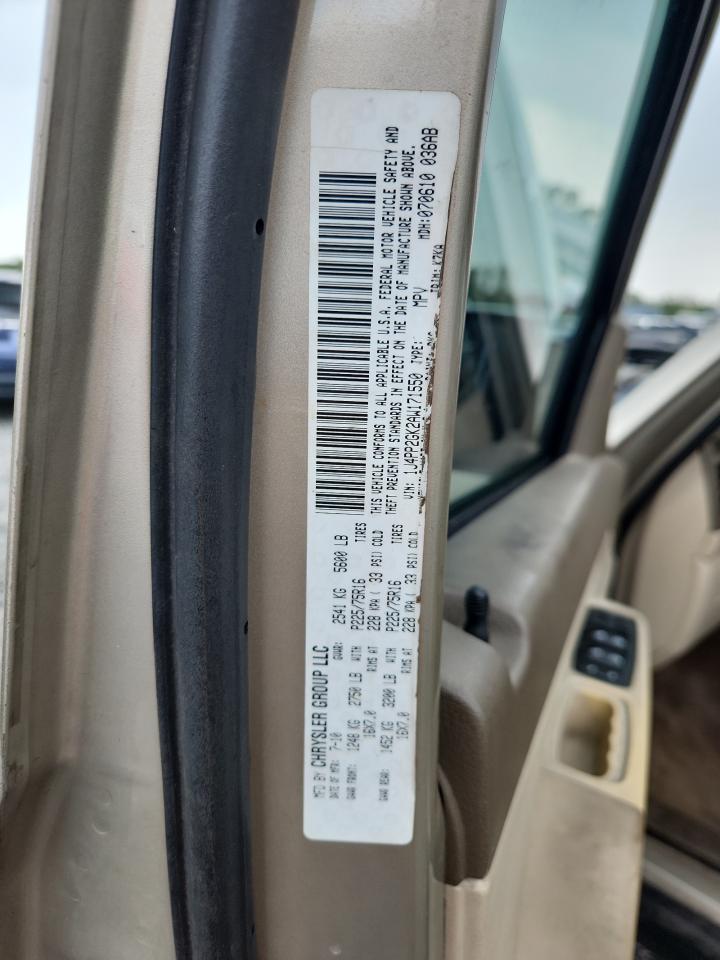 2010 Jeep Liberty Sport Золотой vin: 1J4PP2GK2AW171550