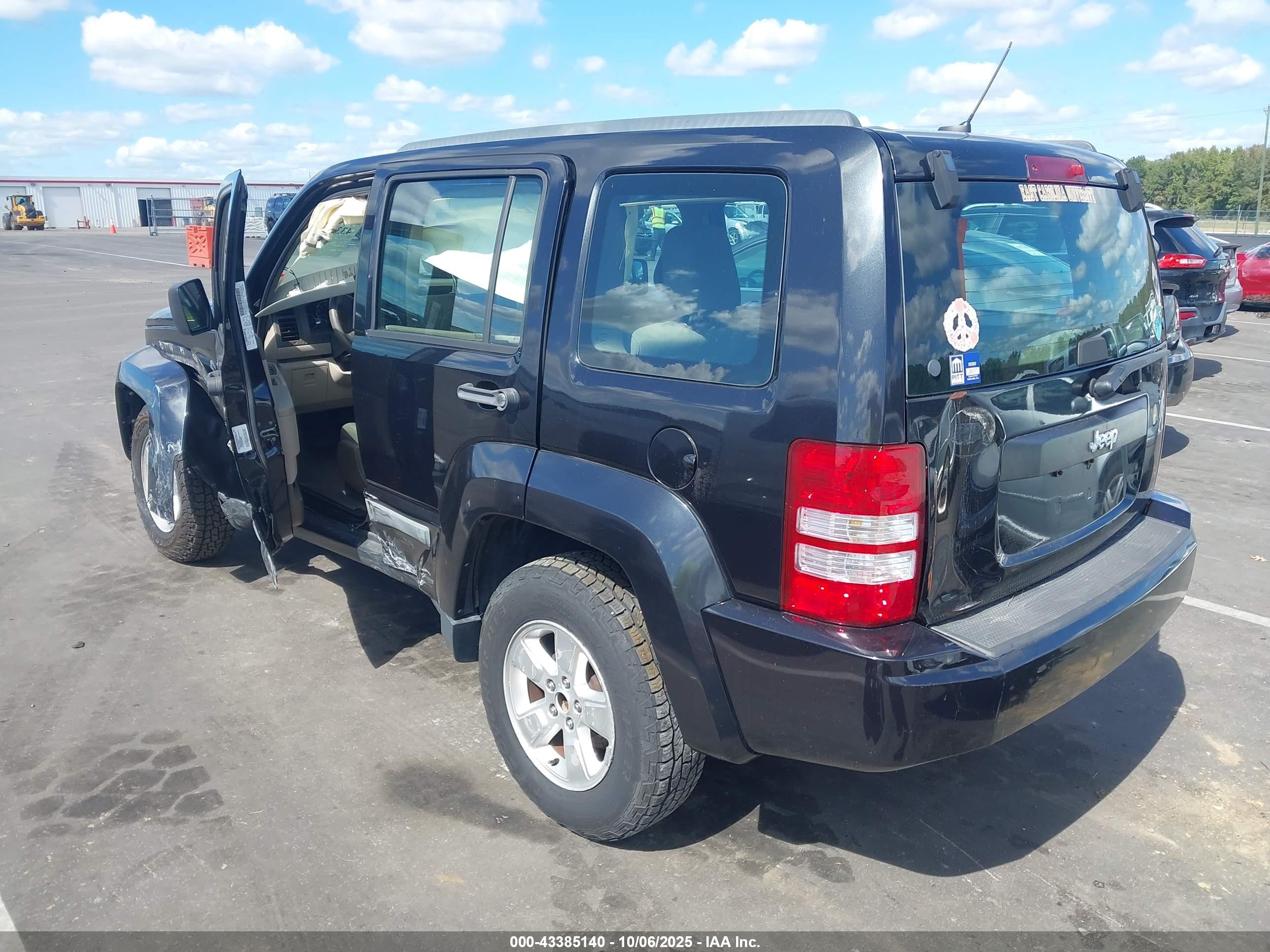 2010 Jeep Liberty Sport Черный vin: 1J4PP2GK2AW171726