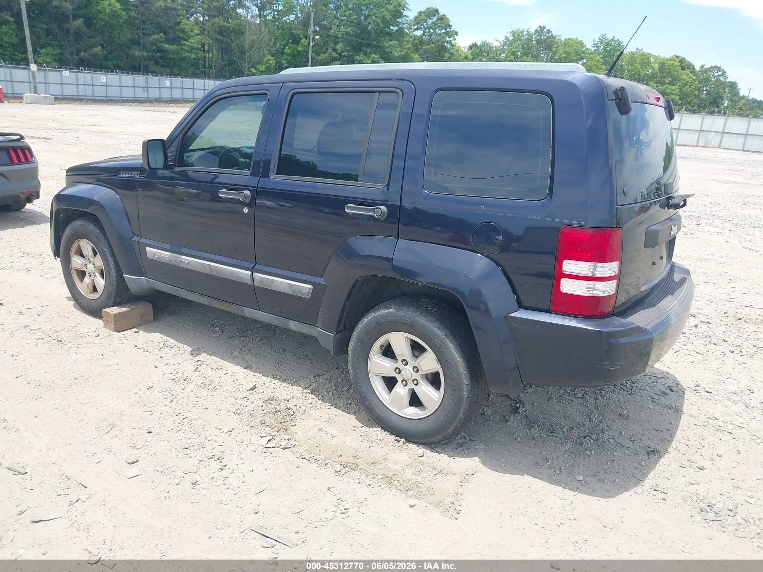 2011 Jeep Liberty Sport Black vin: 1J4PP2GK4BW524646
