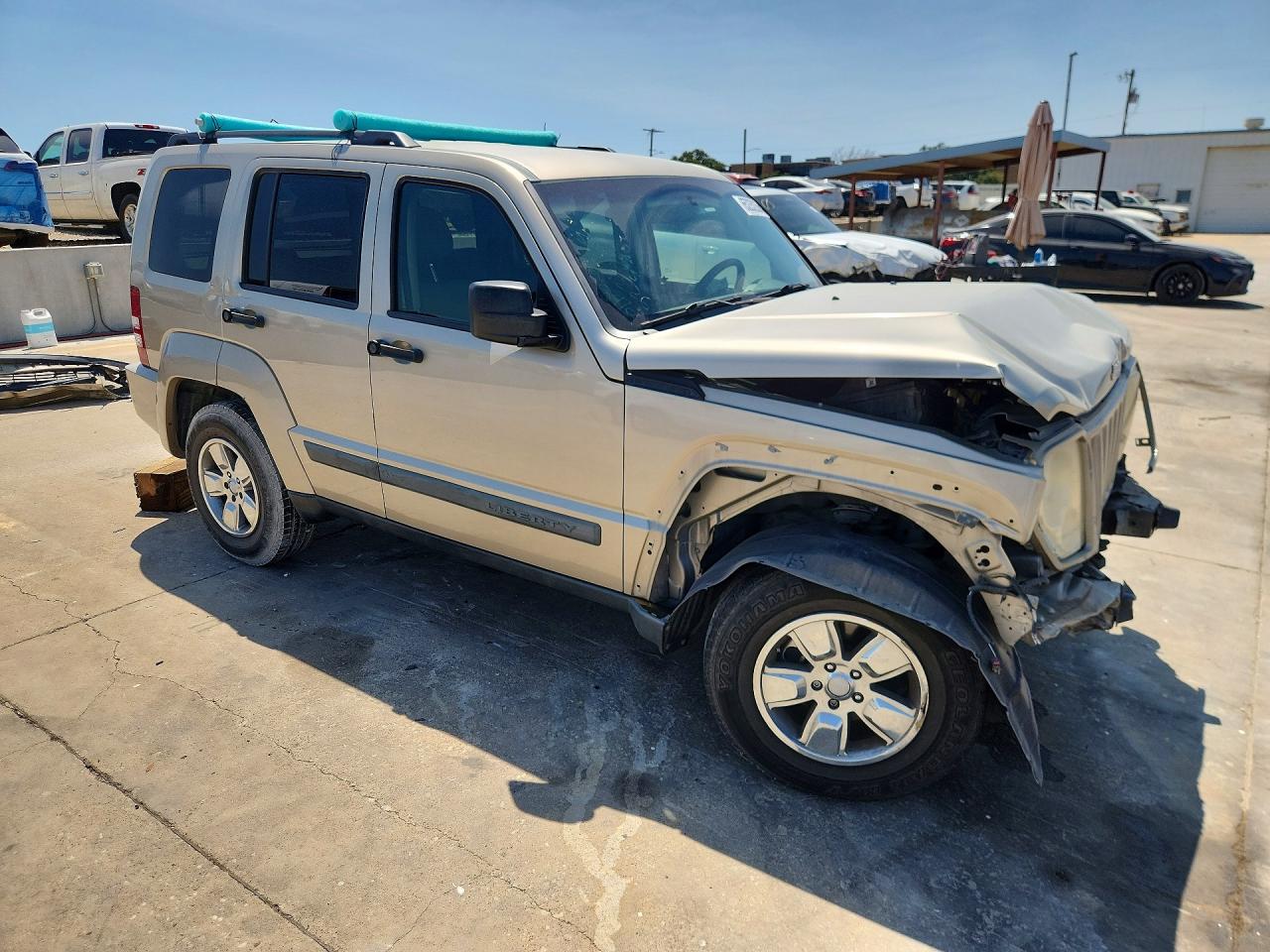 2010 Jeep Liberty Sport Tan vin: 1J4PP2GK5AW112301