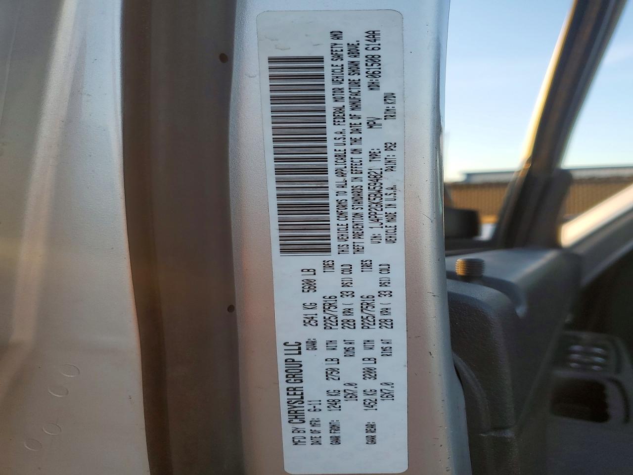 2011 Jeep Liberty Sport Silver vin: 1J4PP2GK5BW594821