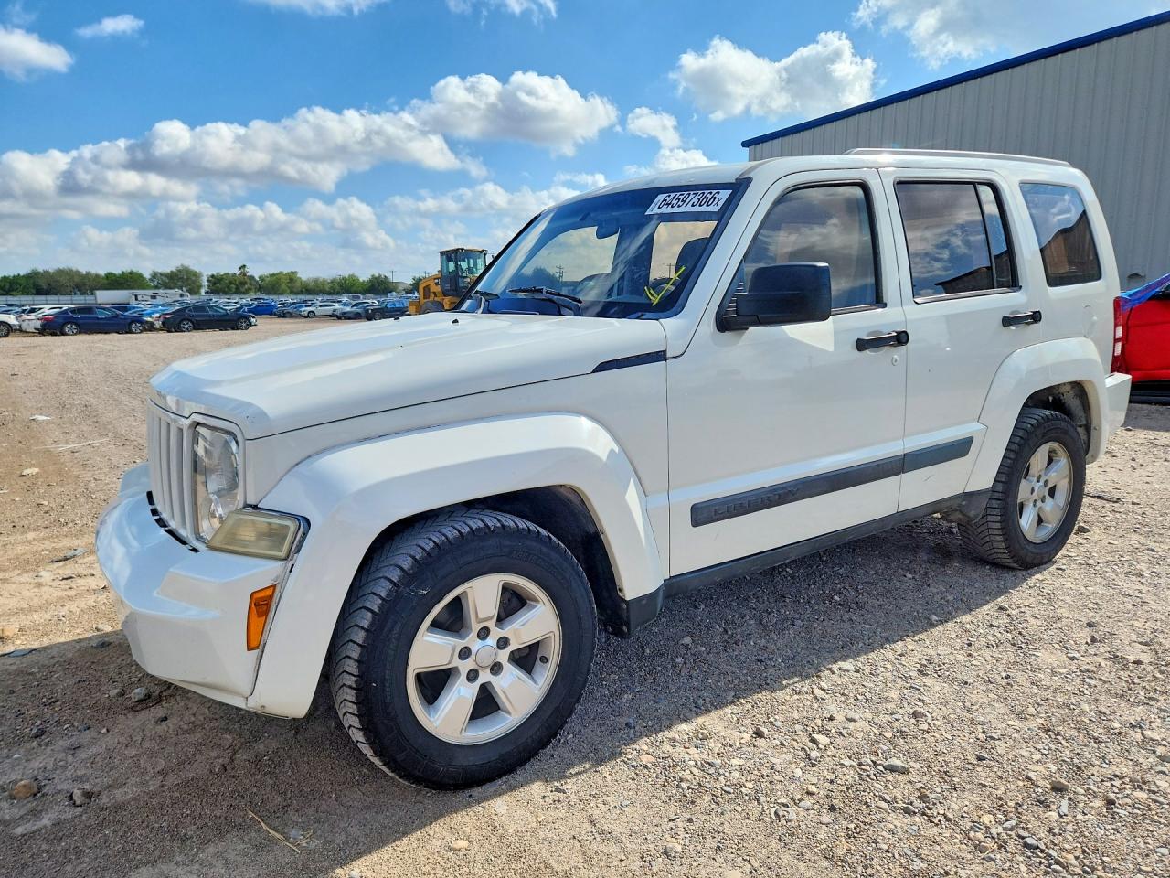 2010 Jeep Liberty Sport White vin: 1J4PP2GK6AW106376