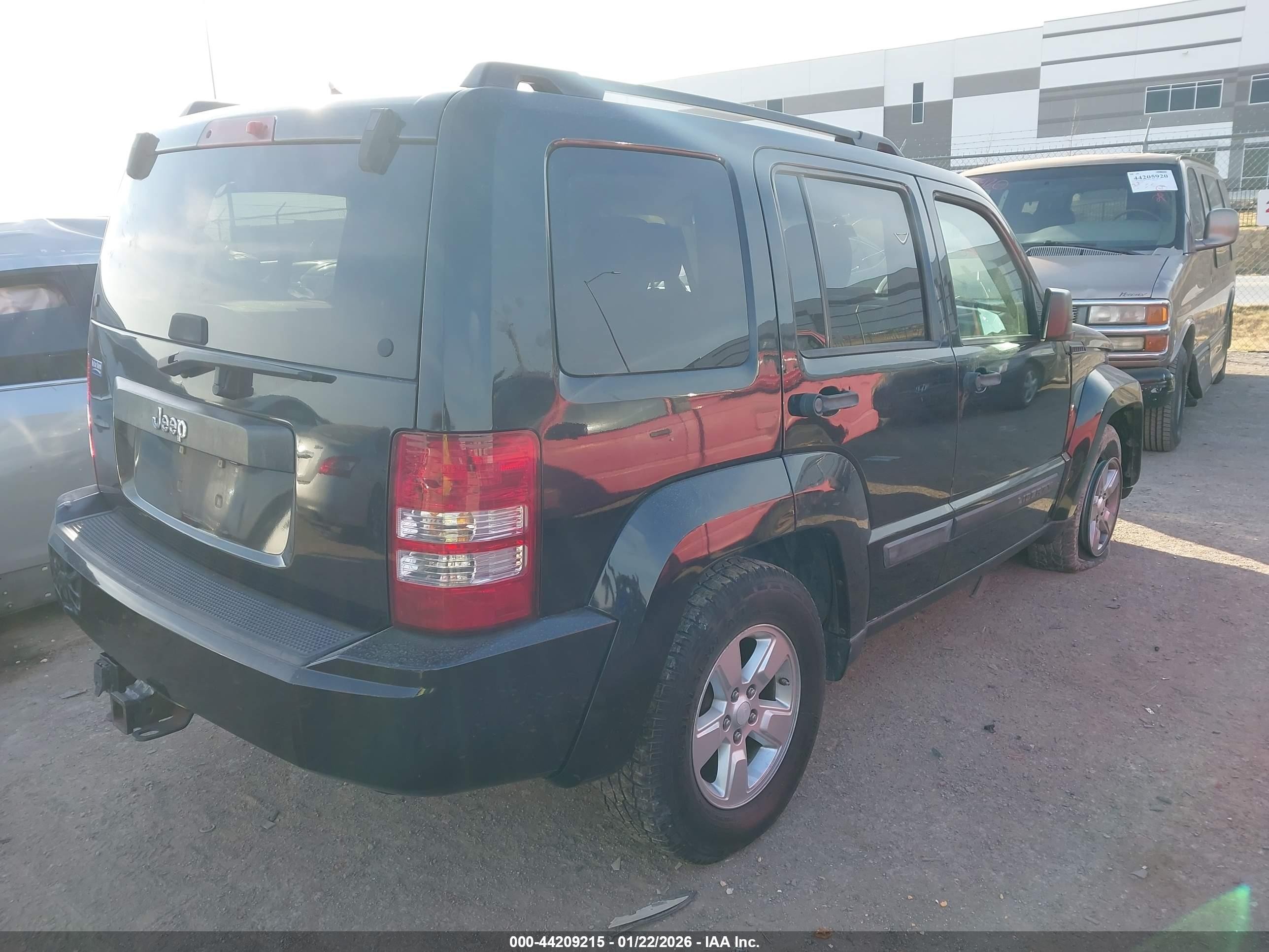 2010 Jeep Liberty Sport Black vin: 1J4PP2GK6AW110671
