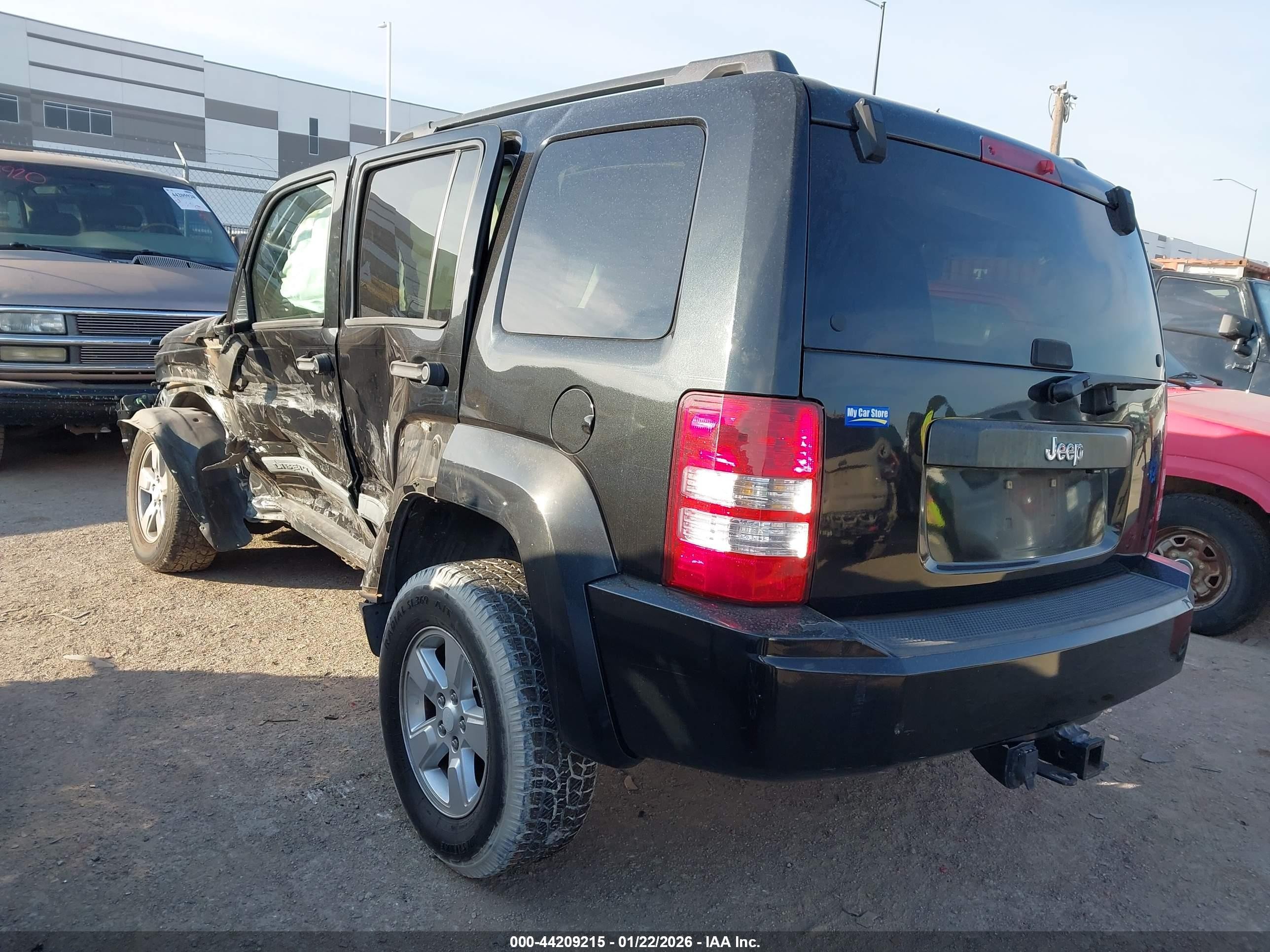 2010 Jeep Liberty Sport Black vin: 1J4PP2GK6AW110671