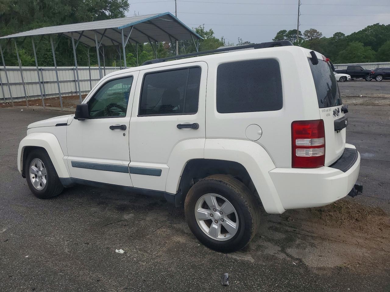 2010 Jeep Liberty Sport White vin: 1J4PP2GK6AW117605