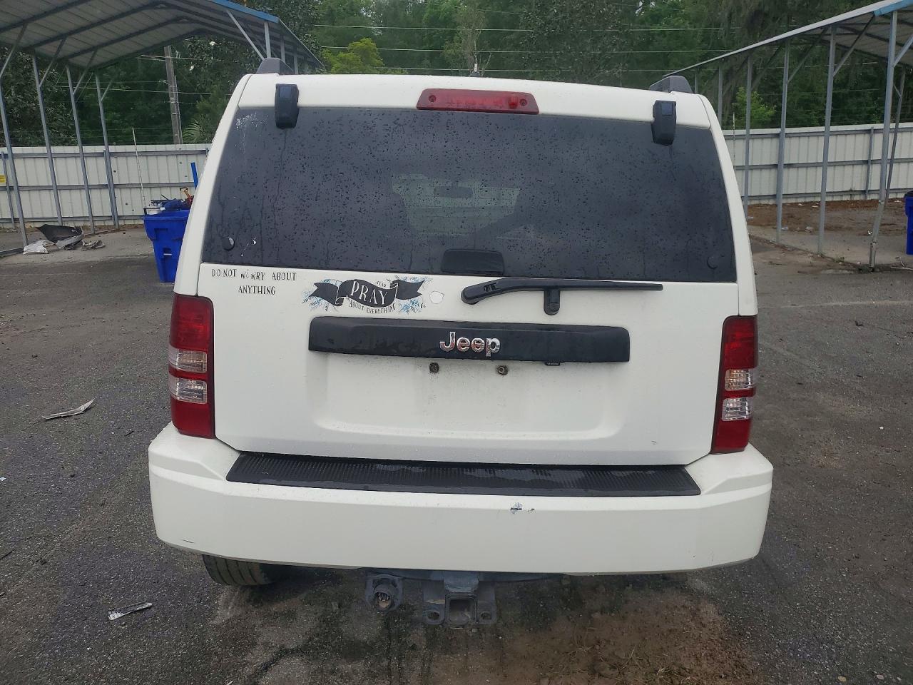 2010 Jeep Liberty Sport White vin: 1J4PP2GK6AW117605
