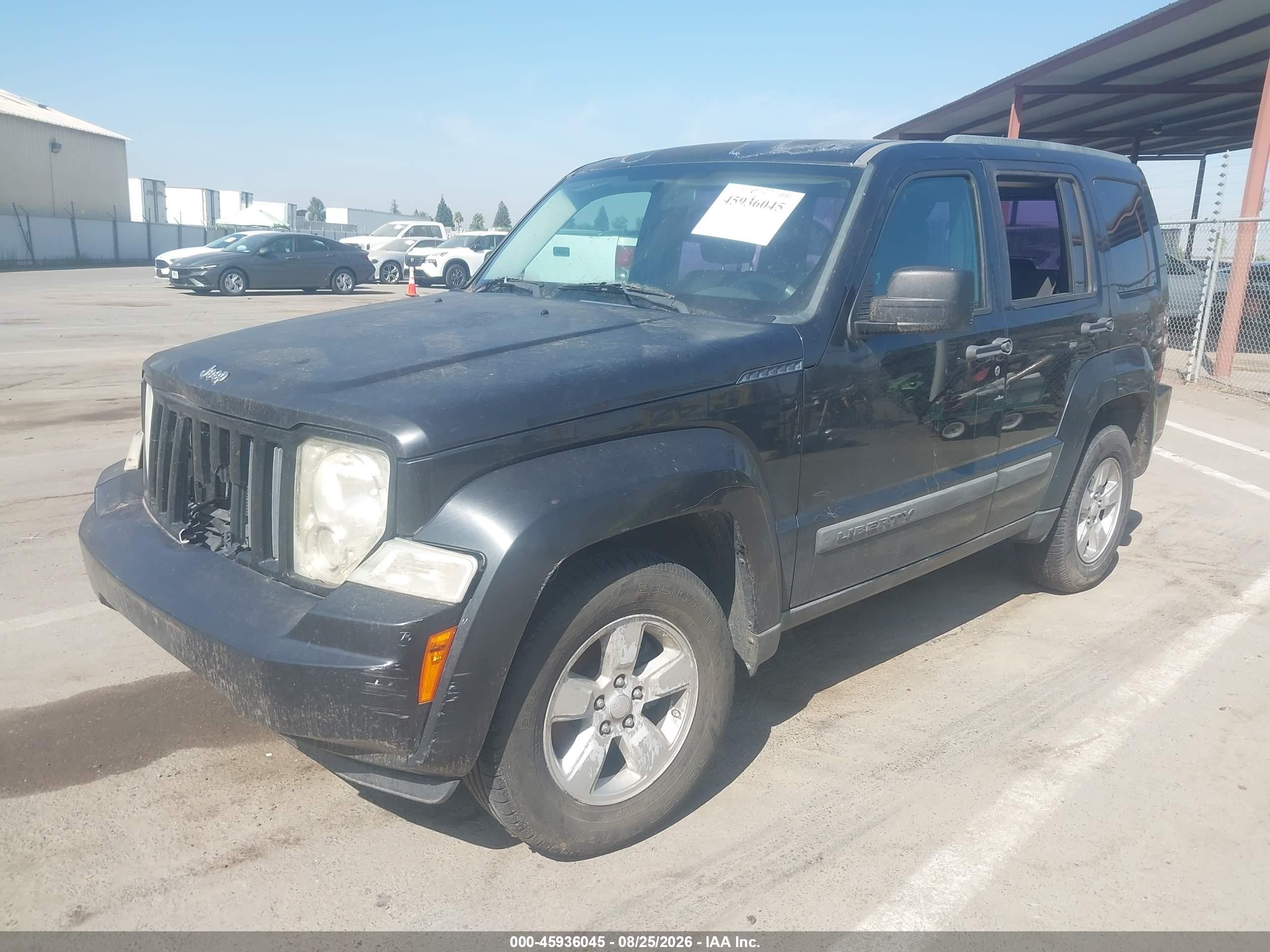 2011 Jeep Liberty Sport Black vin: 1J4PP2GK6BW515608
