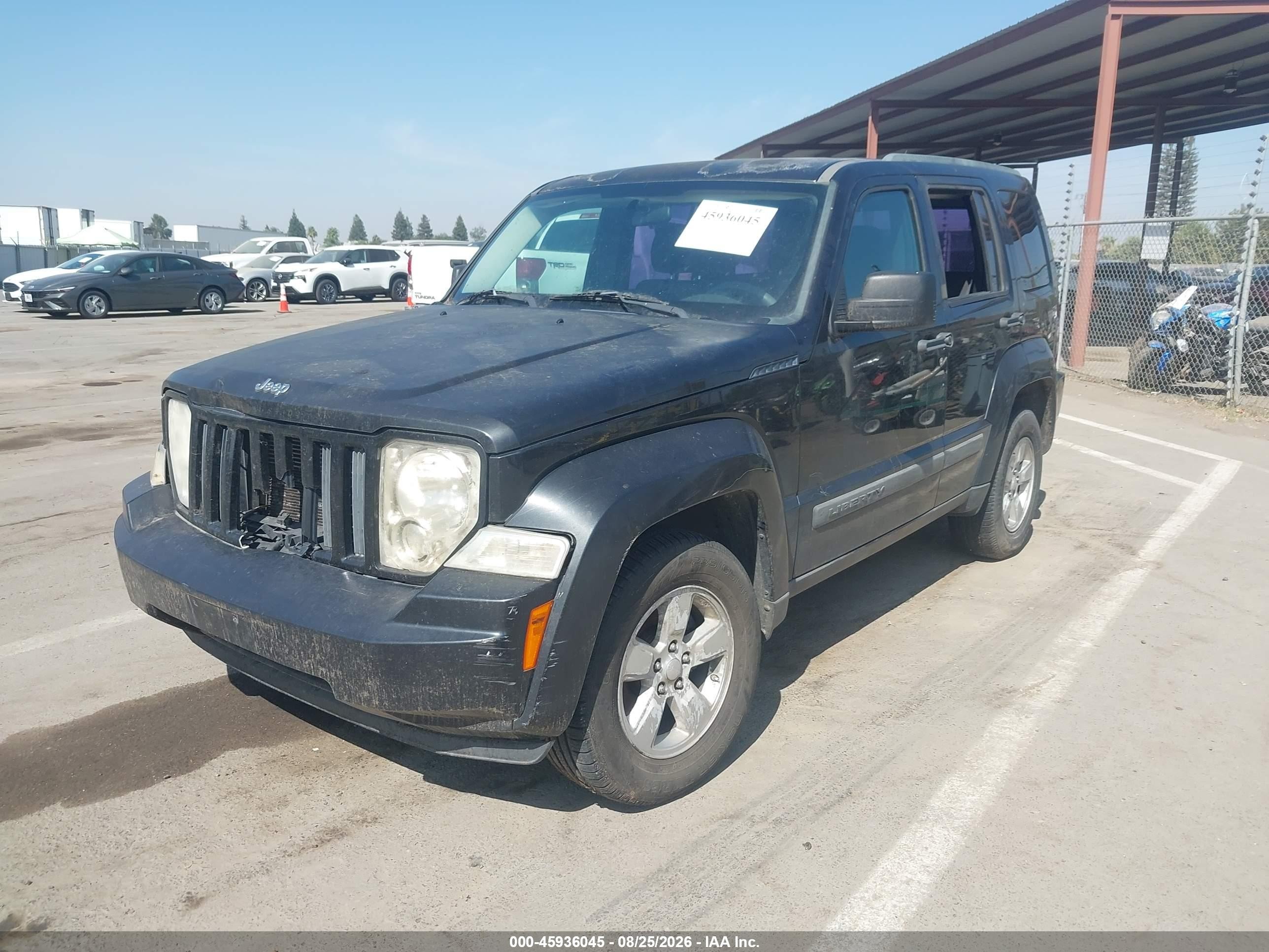2011 Jeep Liberty Sport Black vin: 1J4PP2GK6BW515608