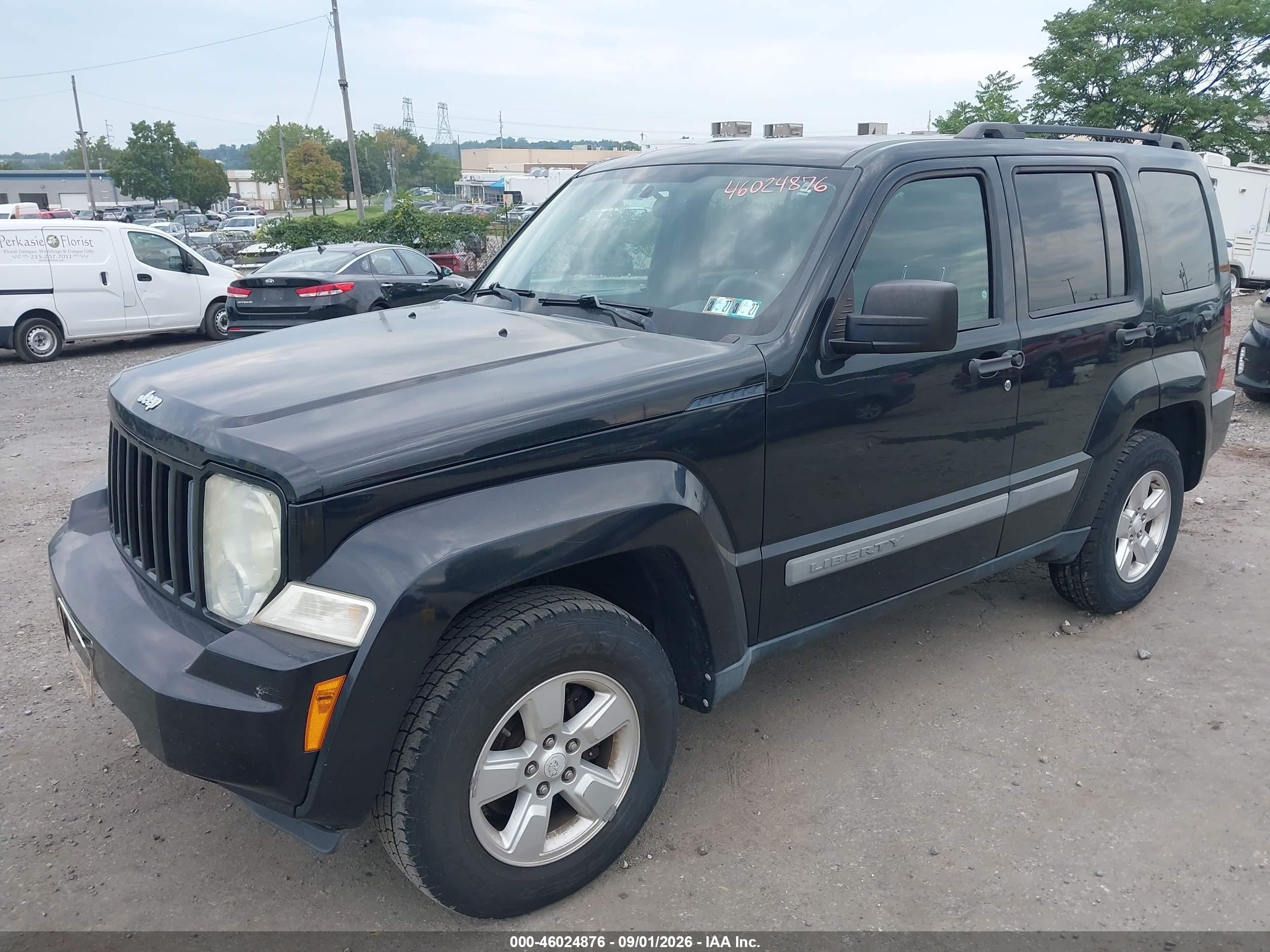 2010 Jeep Liberty Sport Black vin: 1J4PP2GK8AW150749