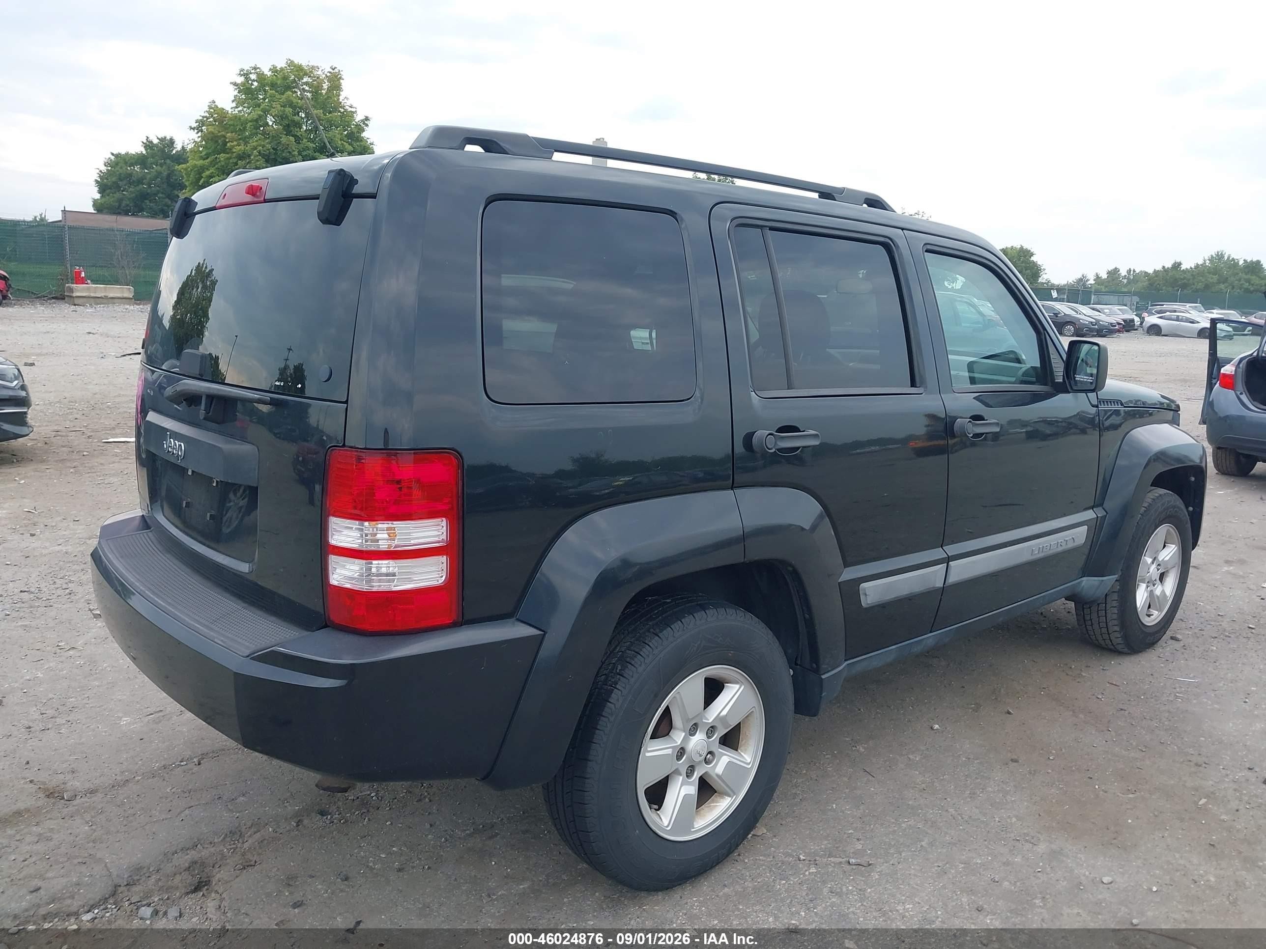 2010 Jeep Liberty Sport Black vin: 1J4PP2GK8AW150749