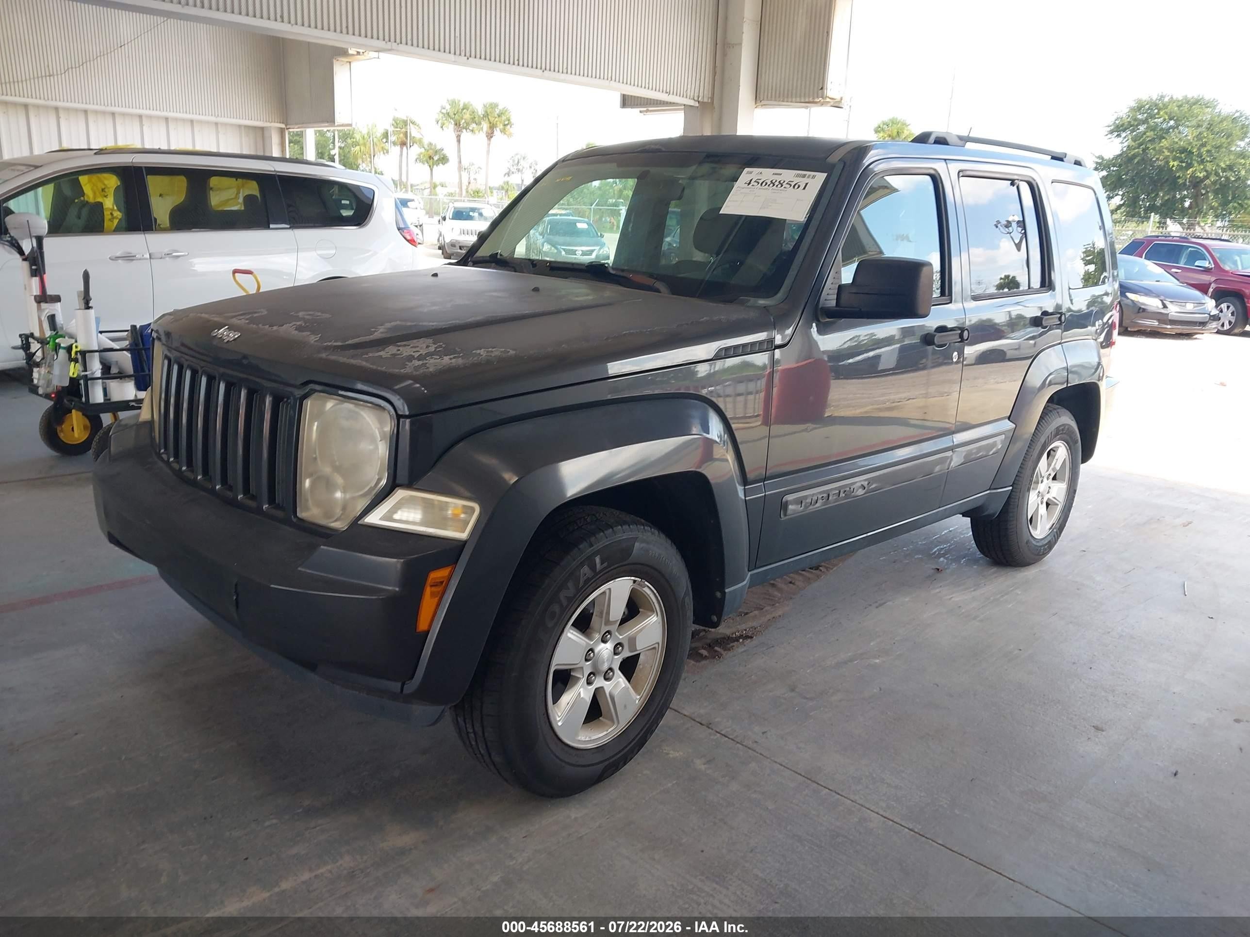 2010 Jeep Liberty Sport Gray vin: 1J4PP2GK8AW173190