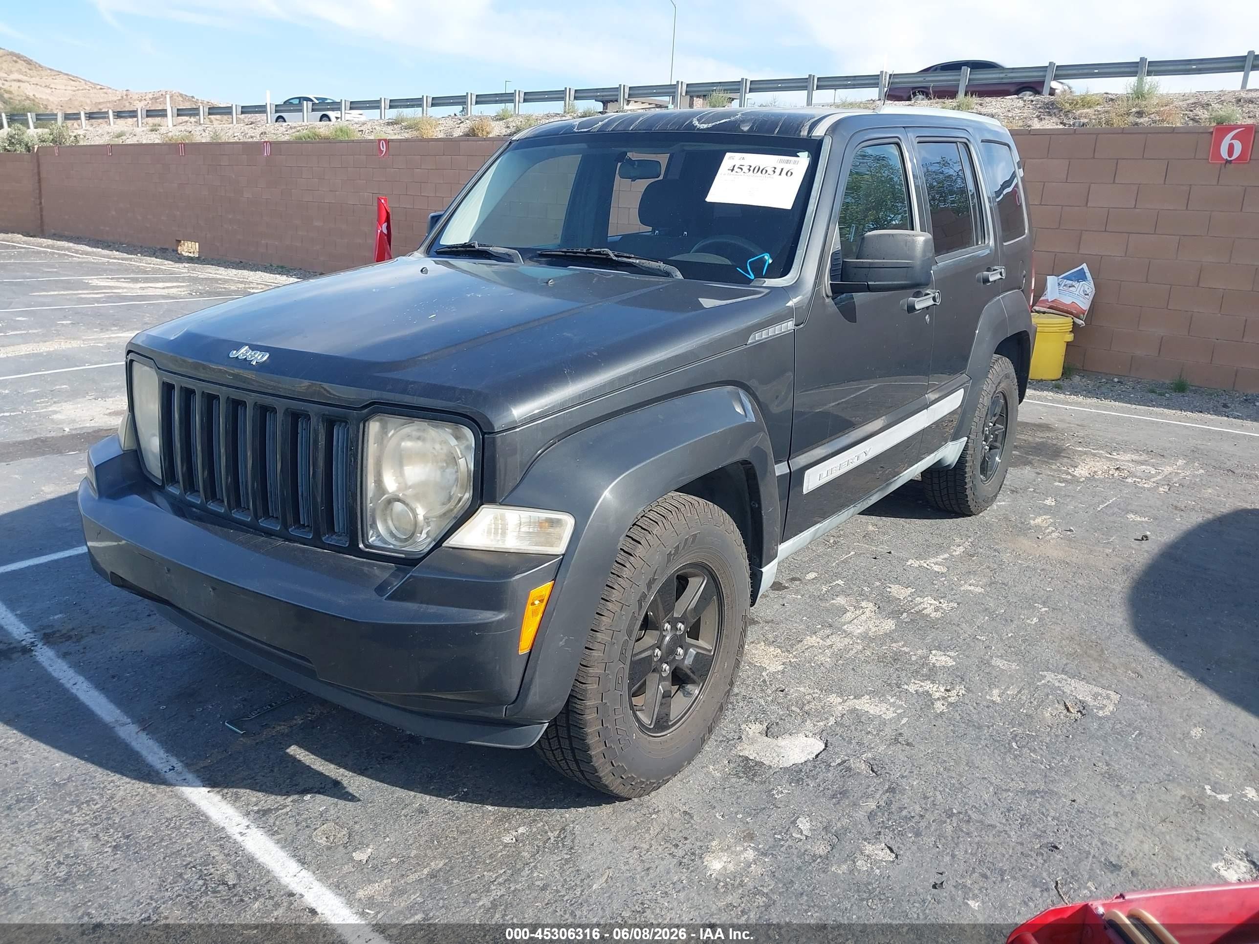 2011 Jeep Liberty Sport Black vin: 1J4PP2GK8BW532135