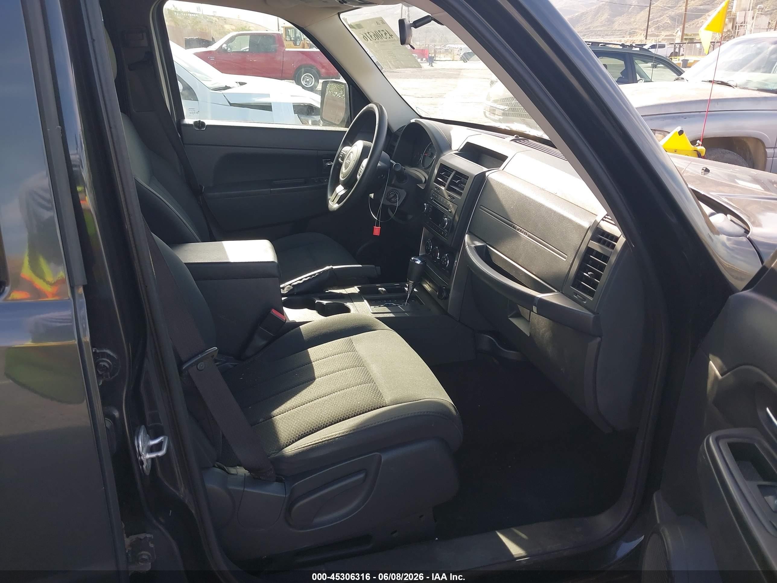 2011 Jeep Liberty Sport Black vin: 1J4PP2GK8BW532135