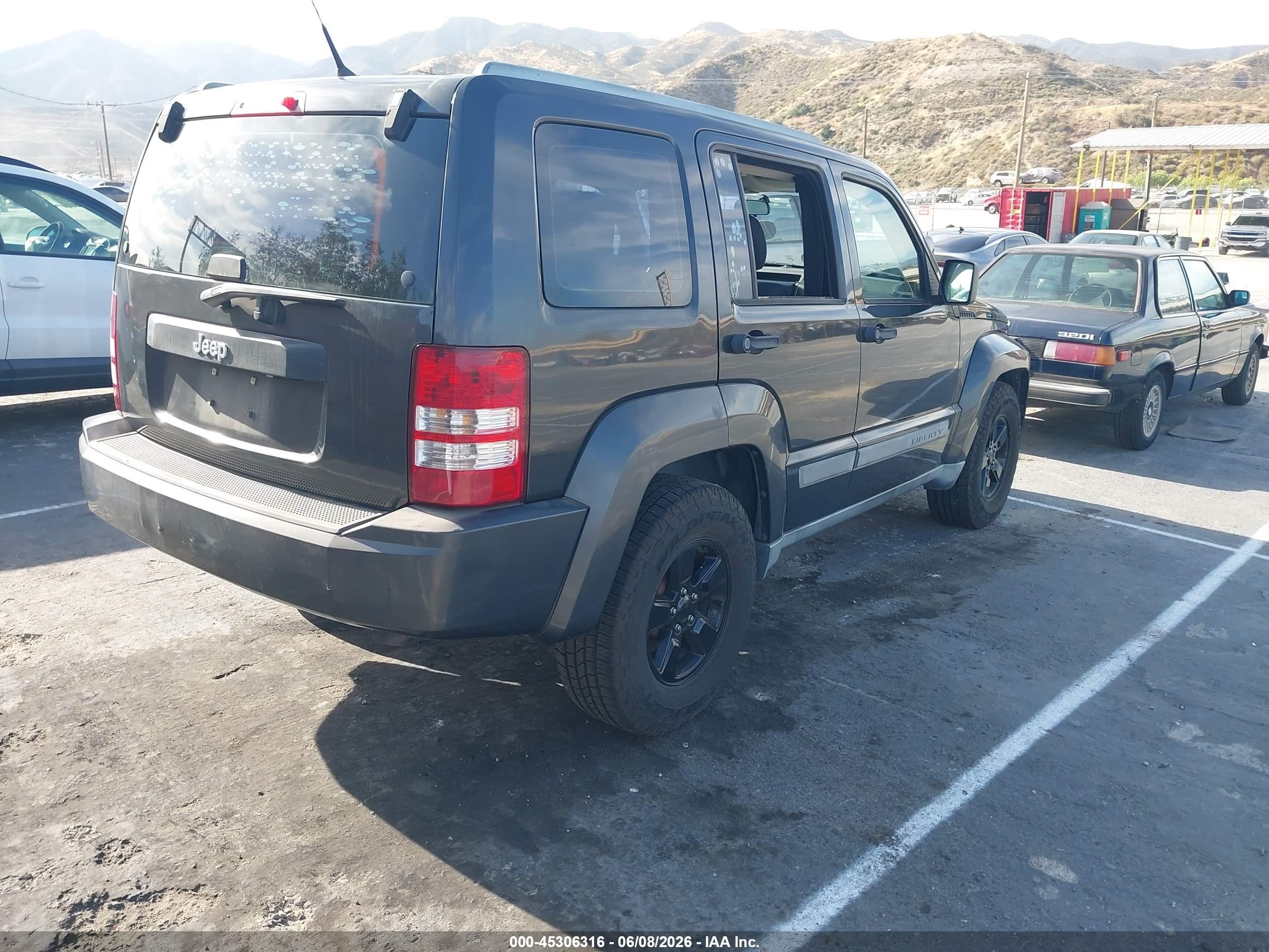 2011 Jeep Liberty Sport Black vin: 1J4PP2GK8BW532135