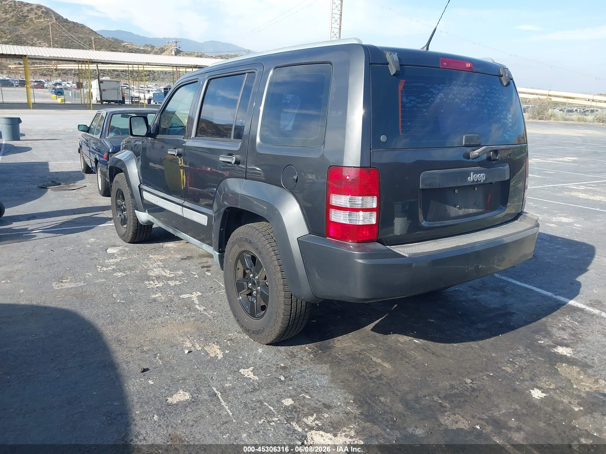 2011 Jeep Liberty Sport Black vin: 1J4PP2GK8BW532135