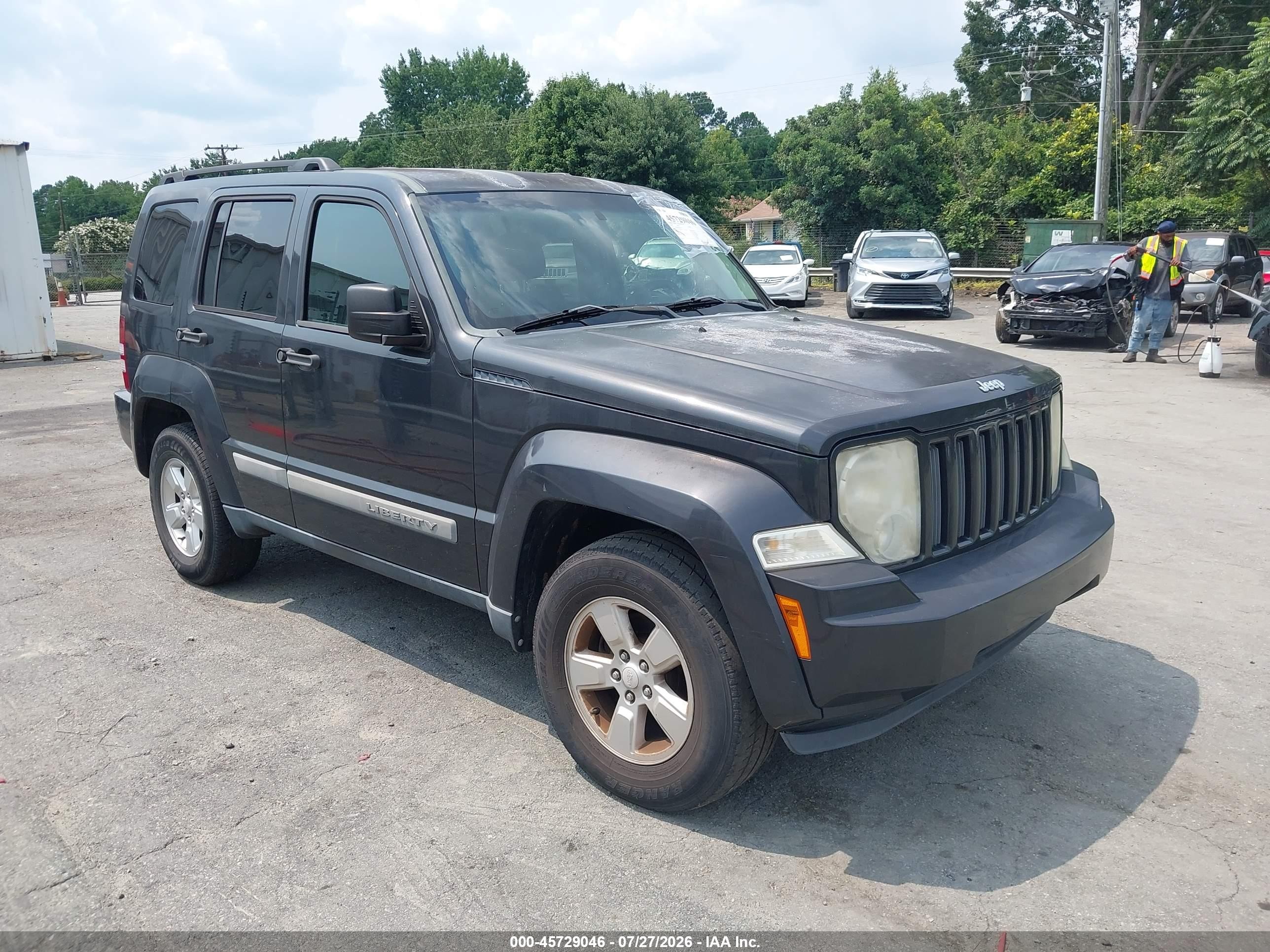 2010 Jeep Liberty Sport Gray vin: 1J4PP2GK9AW156253
