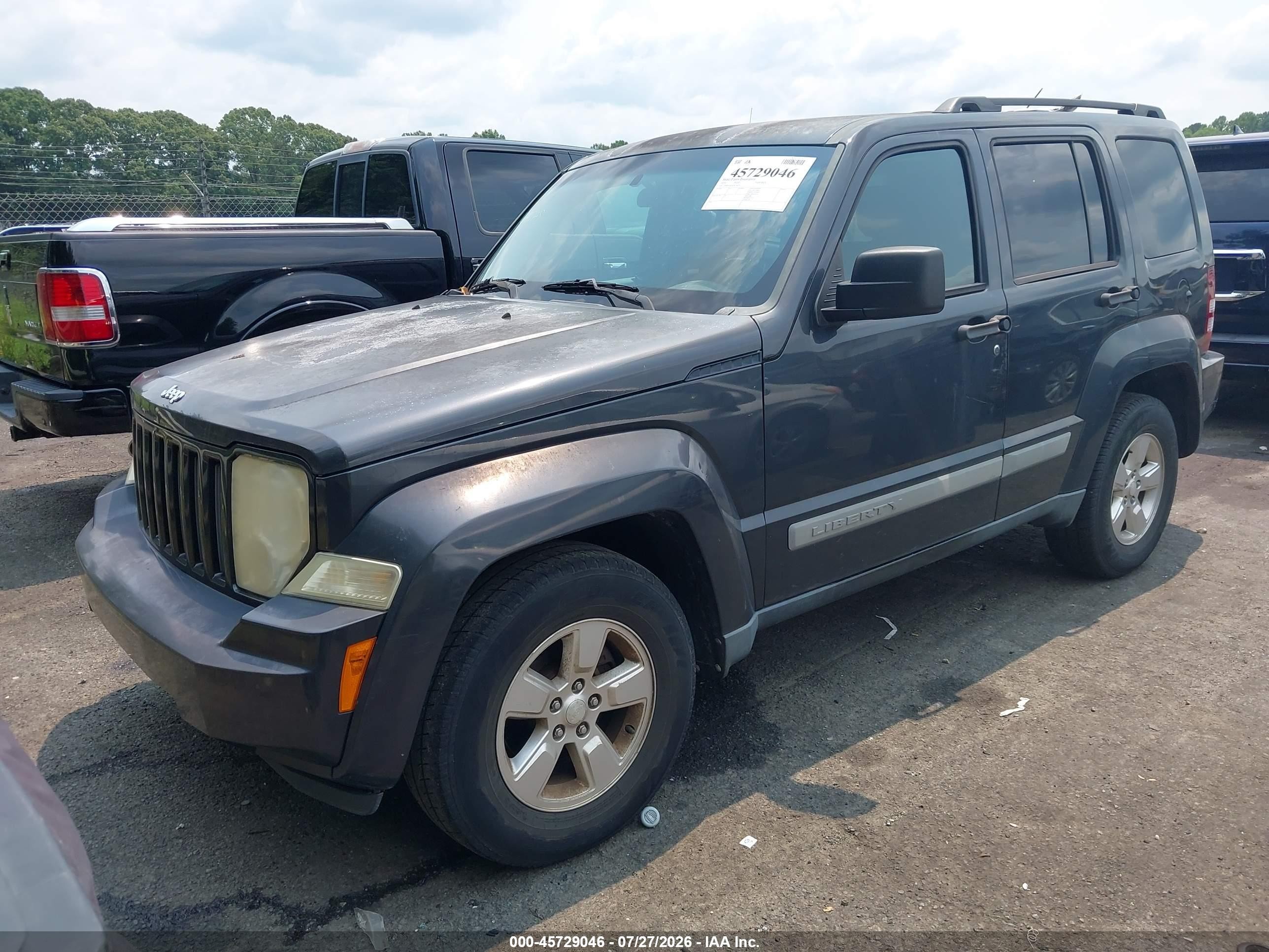 2010 Jeep Liberty Sport Gray vin: 1J4PP2GK9AW156253
