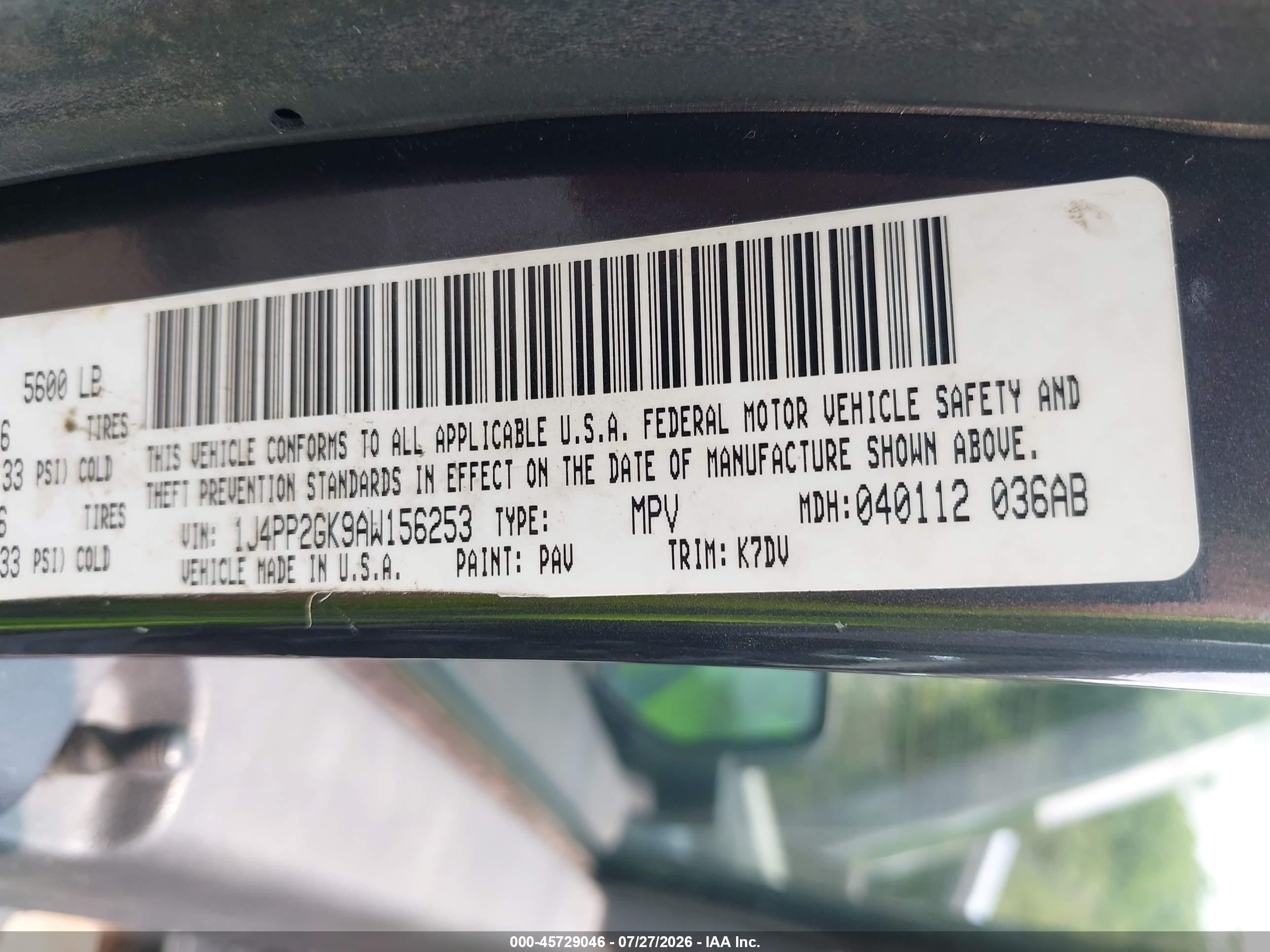 2010 Jeep Liberty Sport Gray vin: 1J4PP2GK9AW156253
