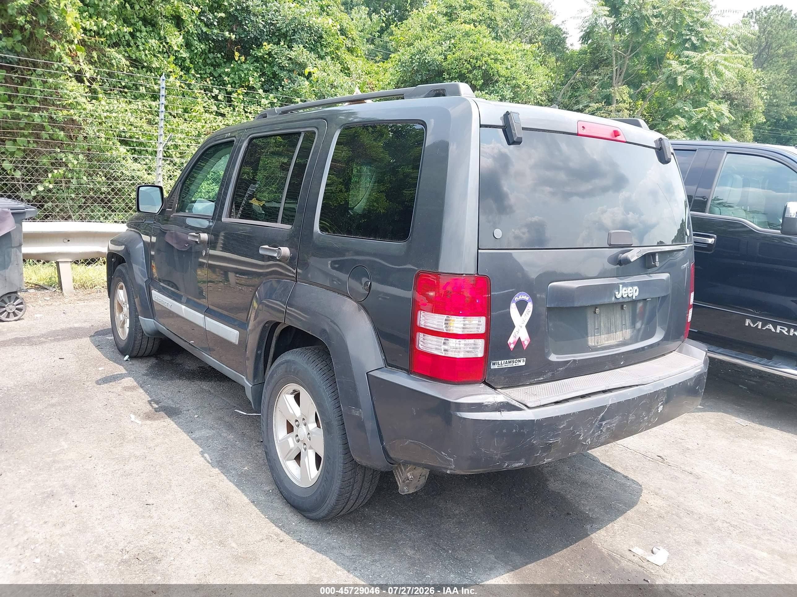 2010 Jeep Liberty Sport Gray vin: 1J4PP2GK9AW156253