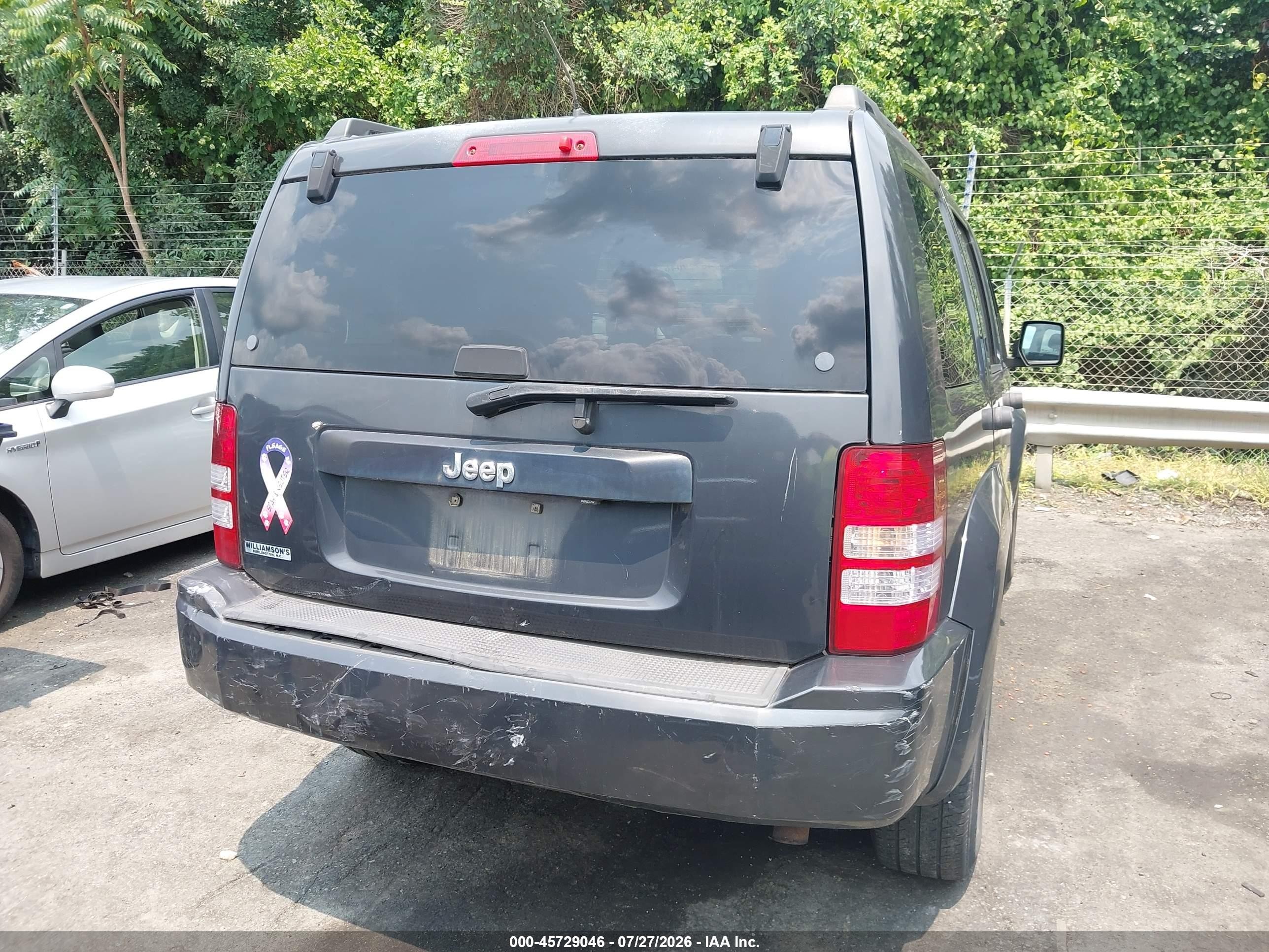 2010 Jeep Liberty Sport Gray vin: 1J4PP2GK9AW156253