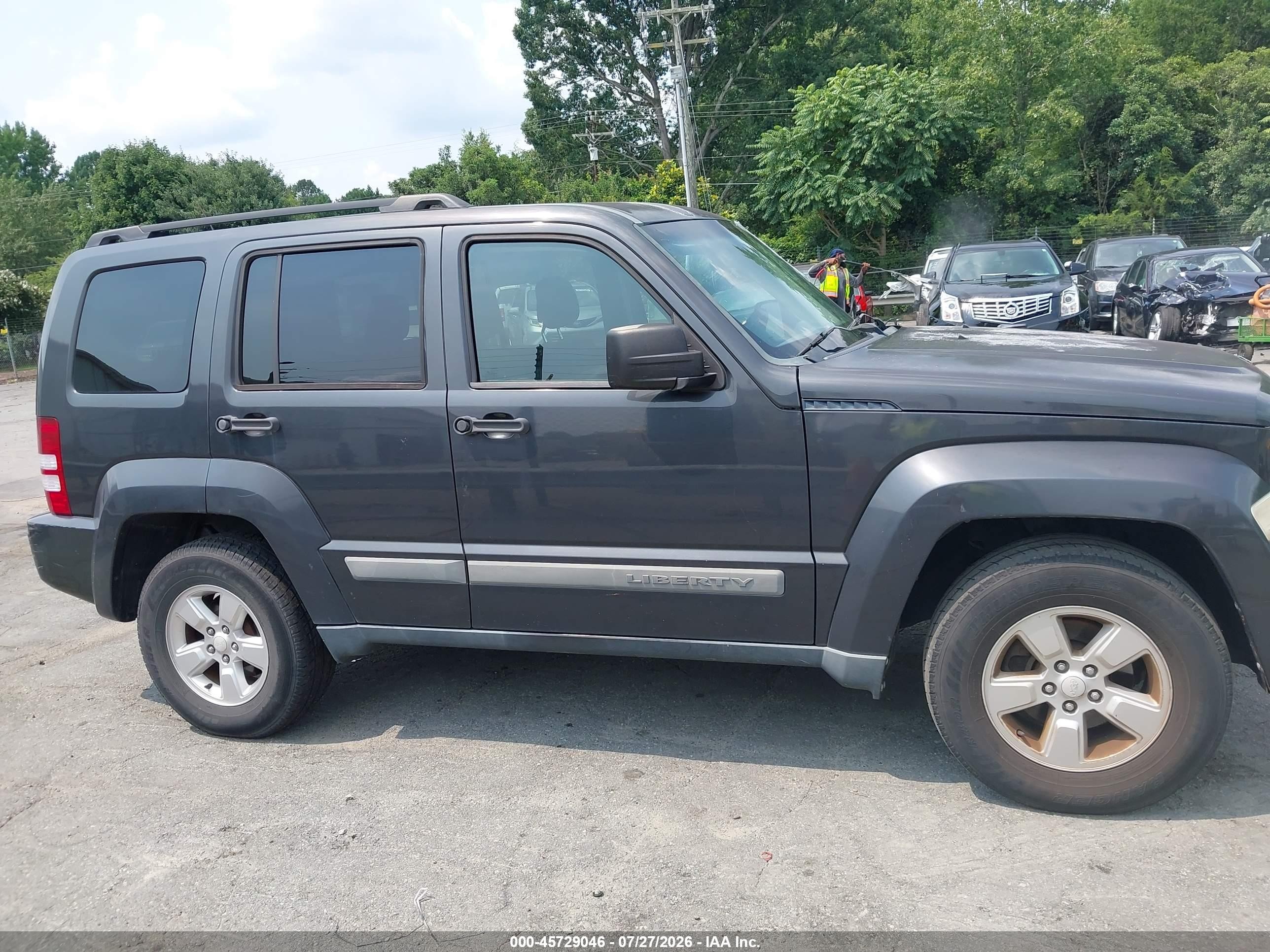 2010 Jeep Liberty Sport Gray vin: 1J4PP2GK9AW156253