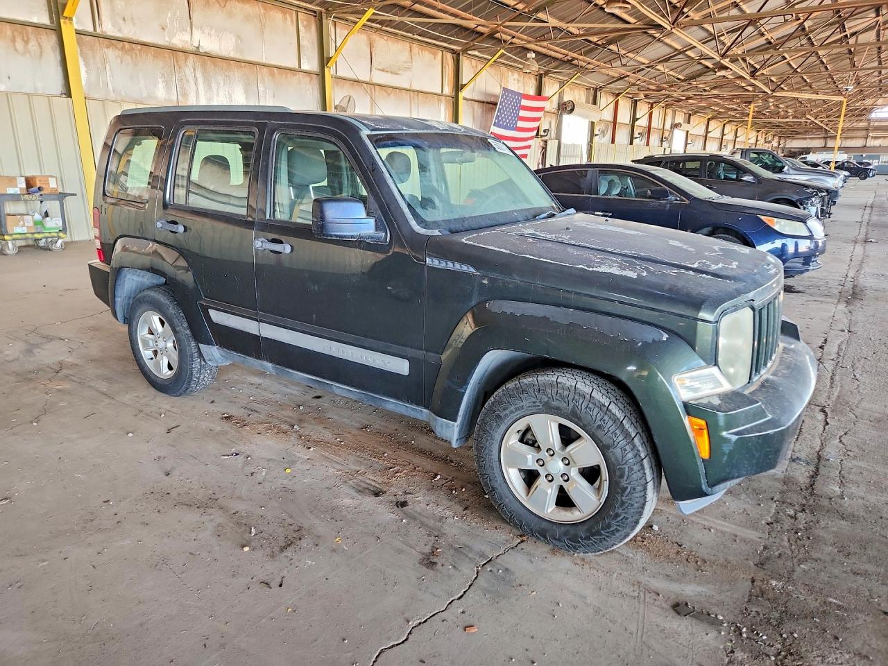 2011 Jeep Liberty Sport Green vin: 1J4PP2GK9BW594630