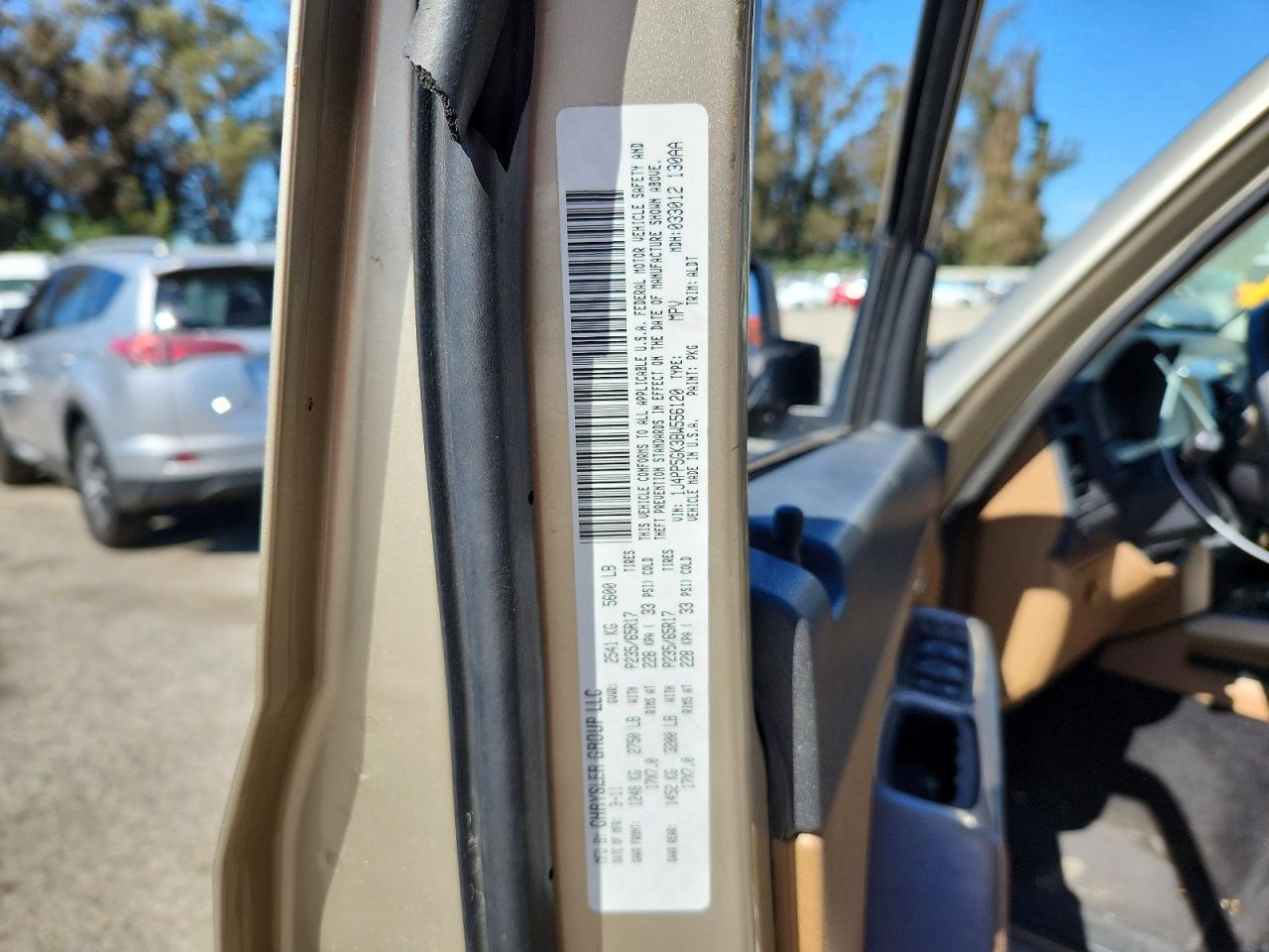 2011 Jeep Liberty Limited Tan vin: 1J4PP5GK3BW556120