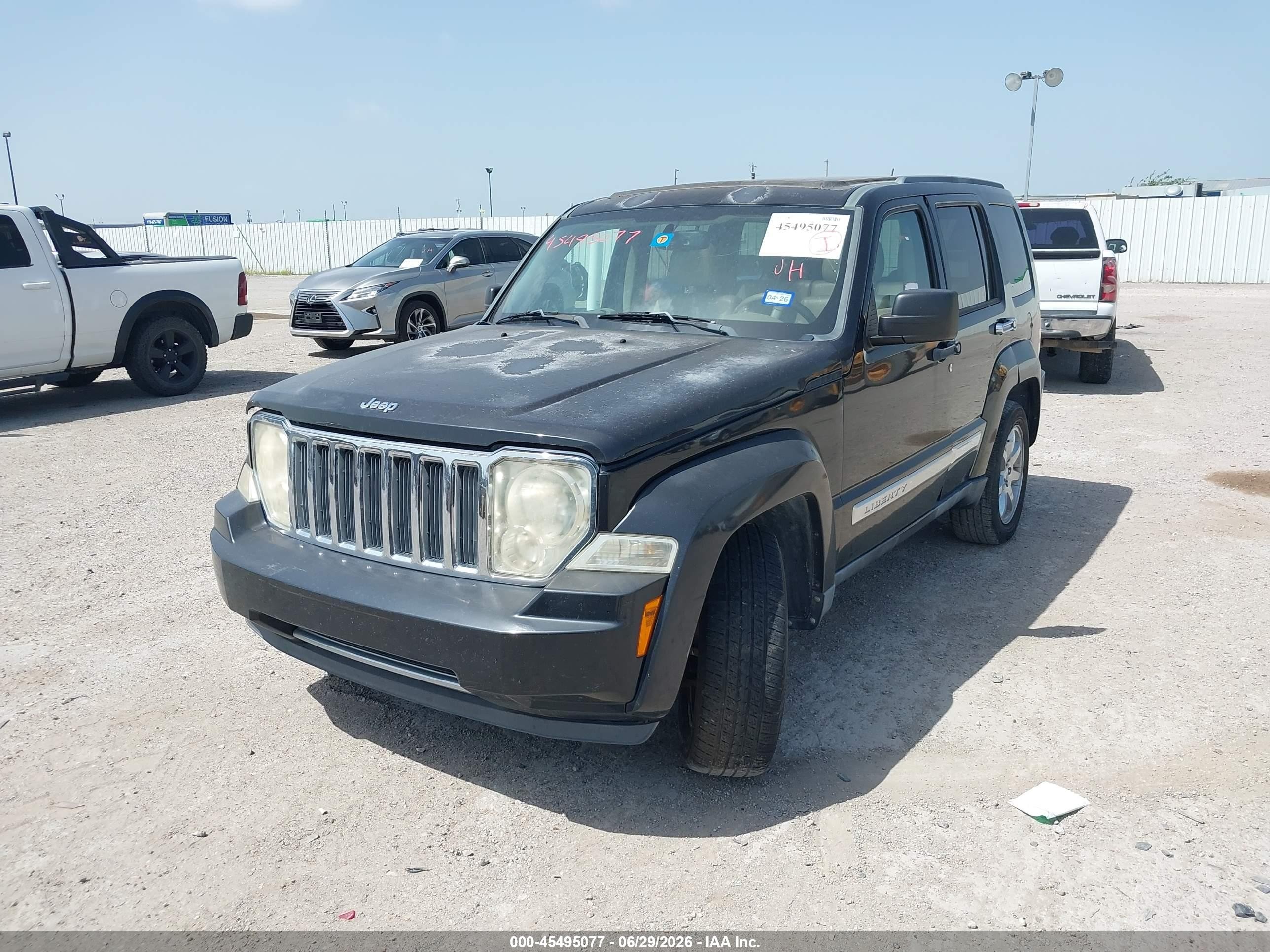 2010 Jeep Liberty Limited Black vin: 1J4PP5GK5AW164643